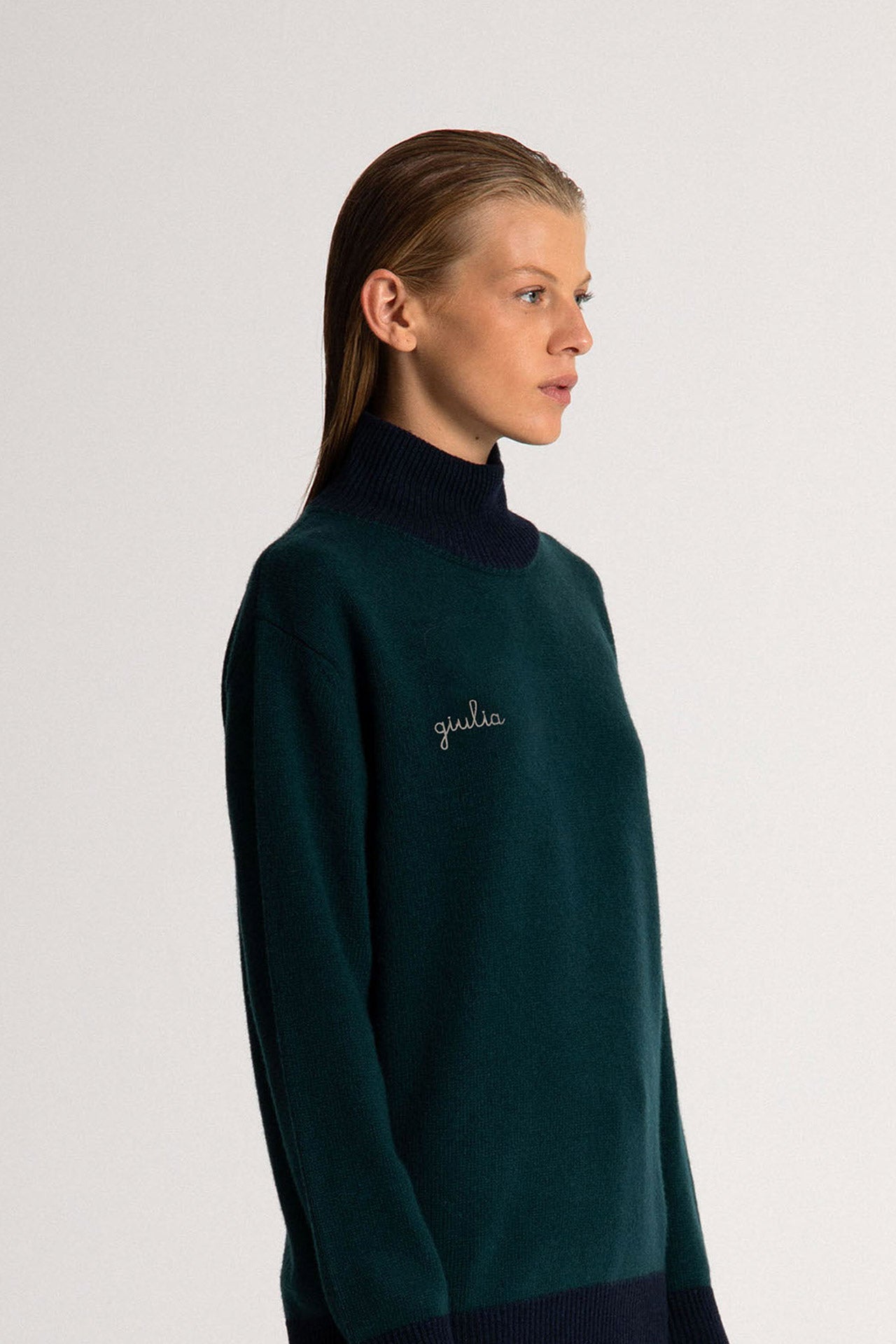 Cornell Turtleneck - Bottle Green