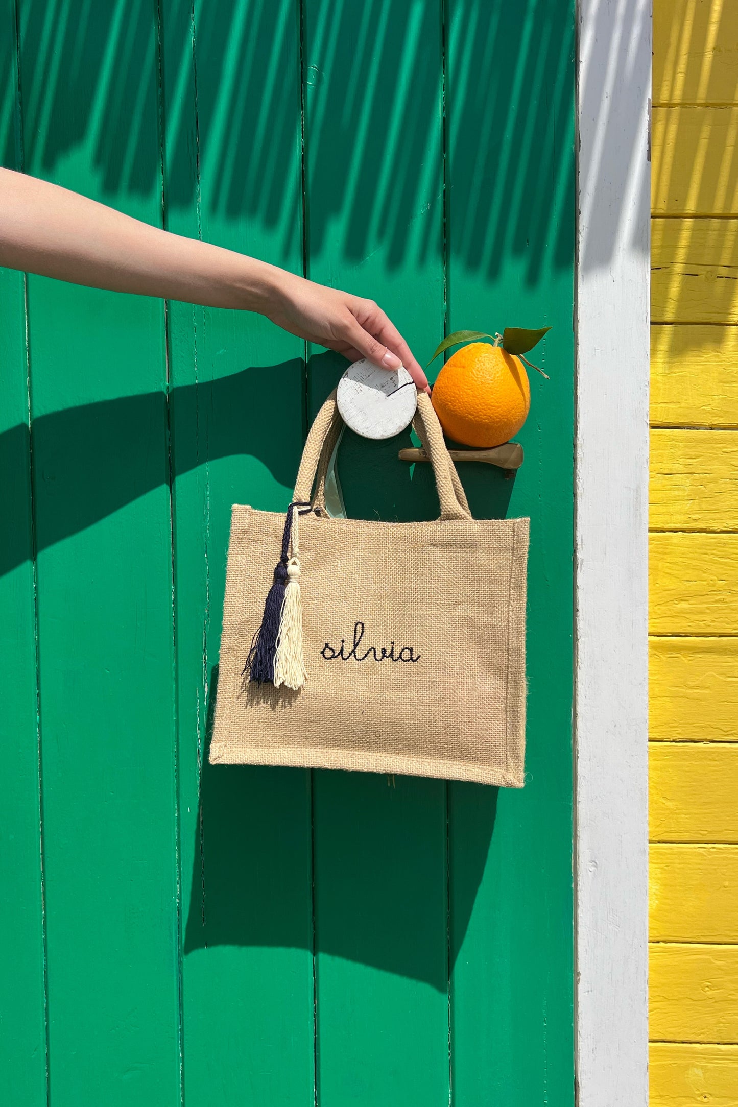 Borsa Mini in Juta - Naturale