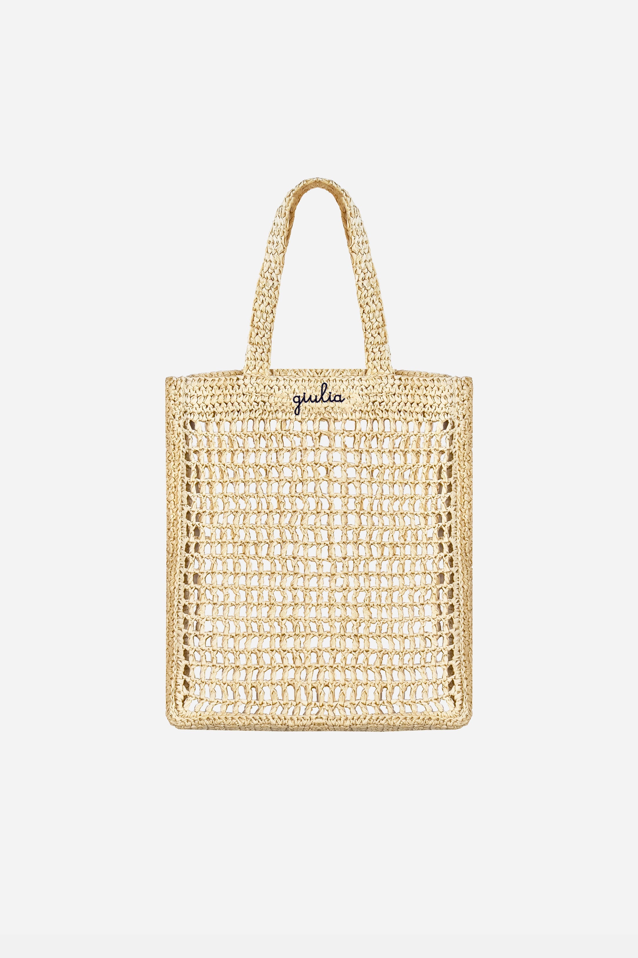 Borsa Tote in Rafia Naturale – IDENTITY