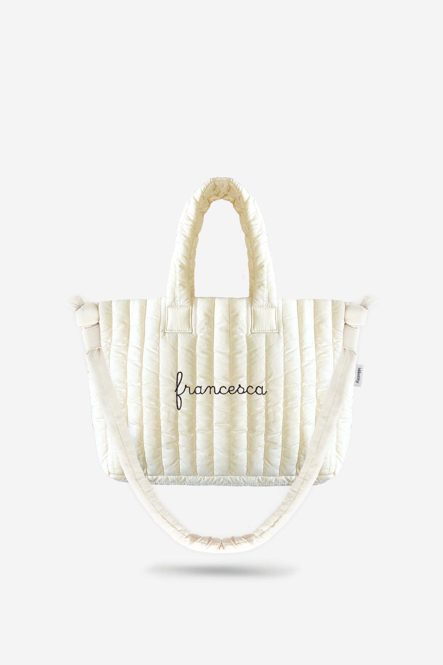 Padded Shoulder Bag - Cream