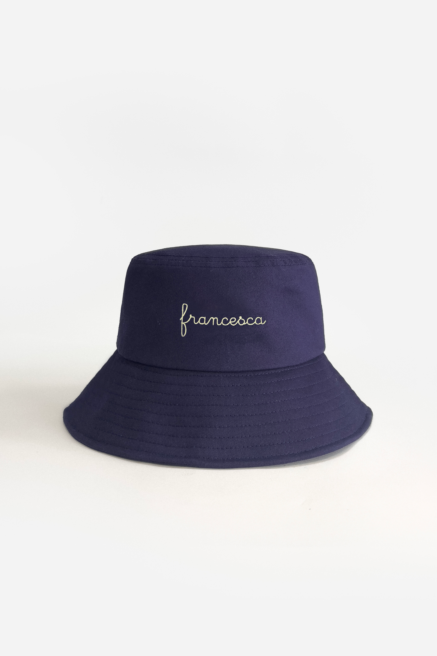 Cappello Bucket in Tela - Blu navy