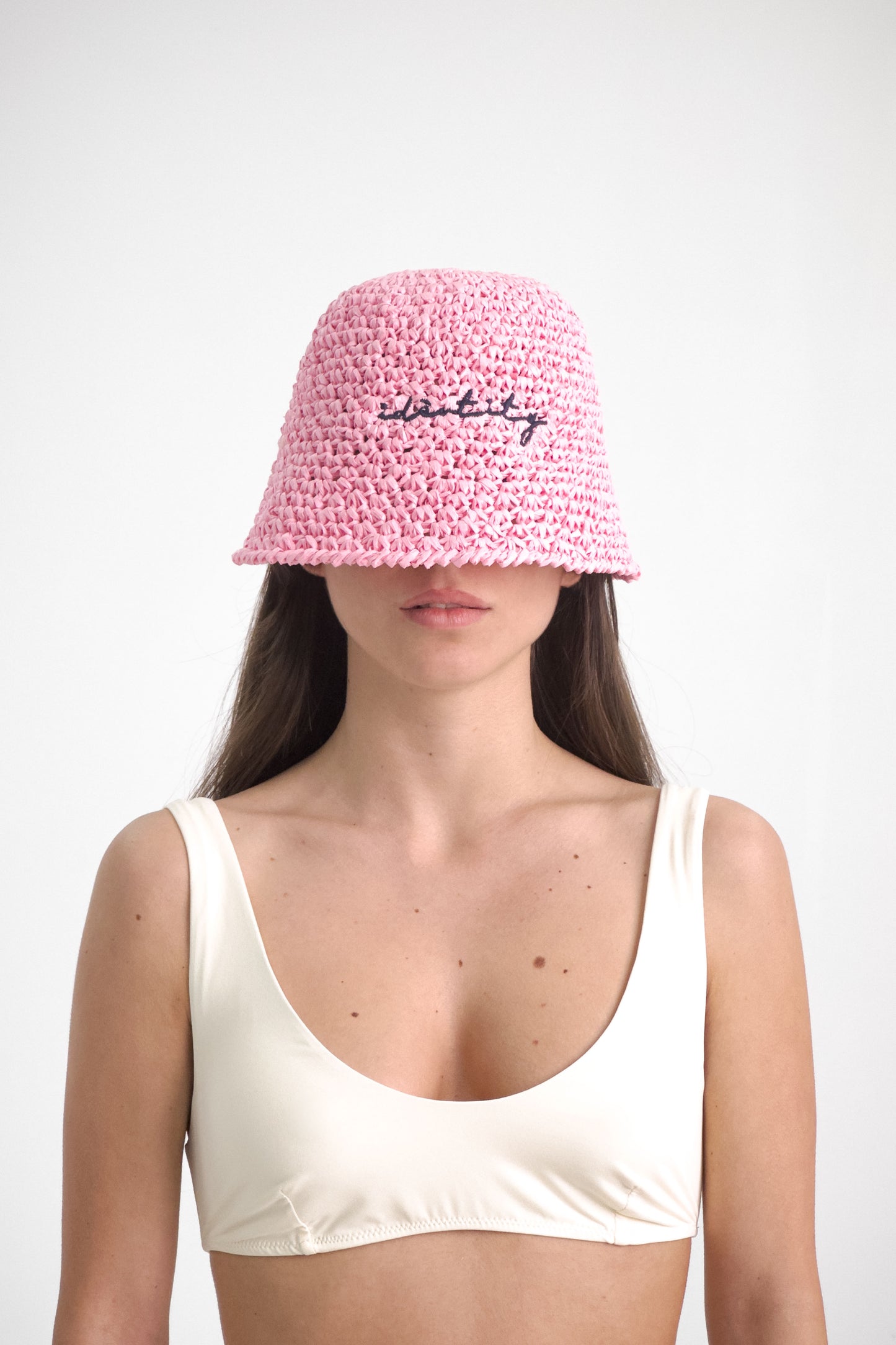 Cappello in Rafia - Rosa