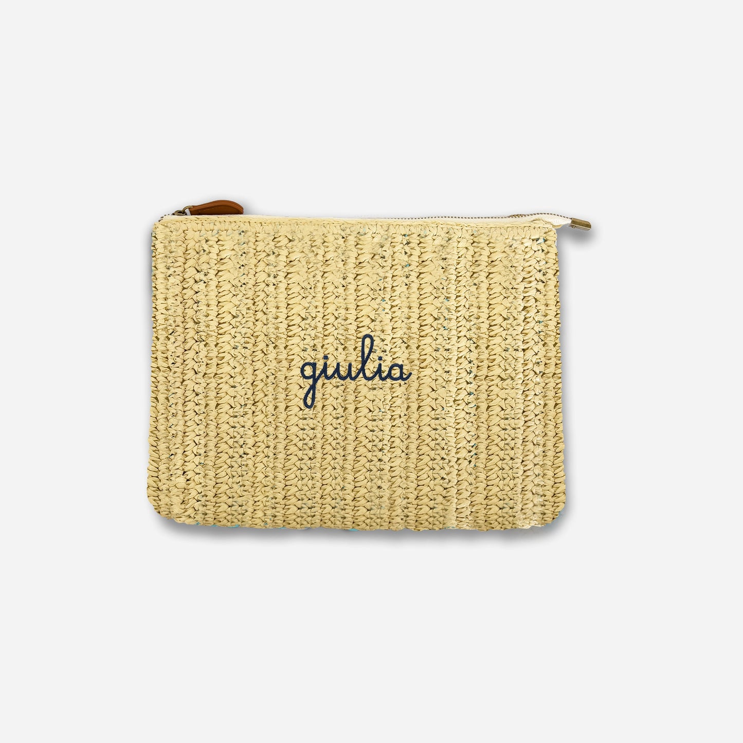Pouch Bag in Rafia - Naturale