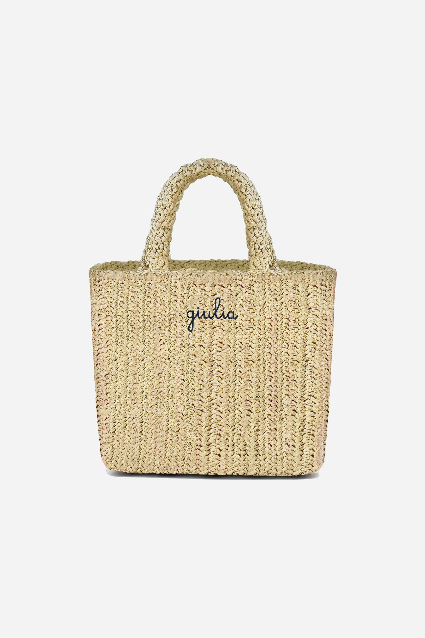 Borsa a Mano in Rafia - Naturale