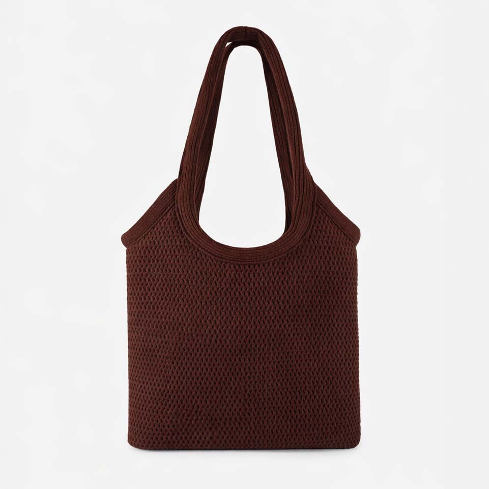 Borsa in Maglia - Marrone Espresso - IDENTITY