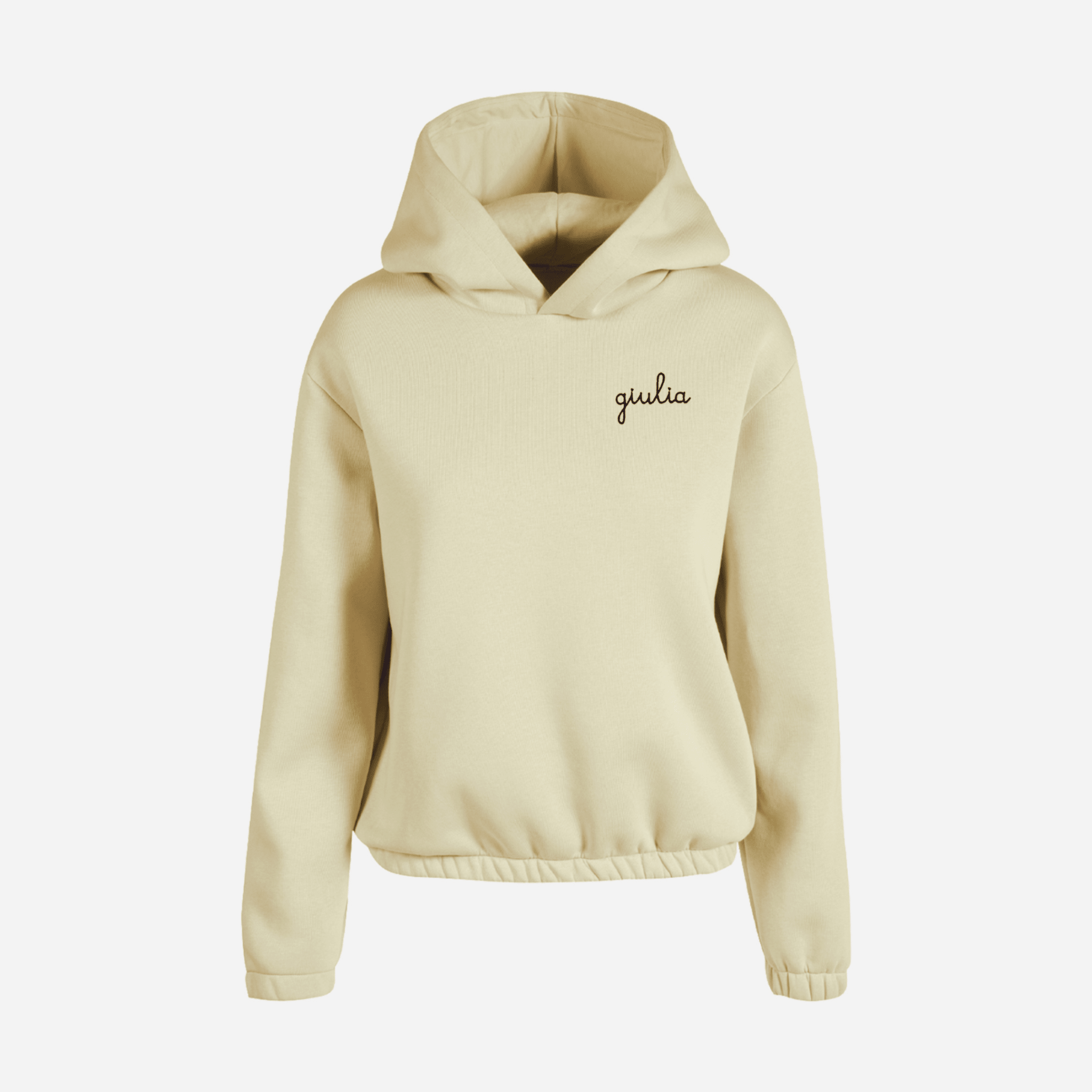 Felpa Crop Pesante - Crema - IDENTITY