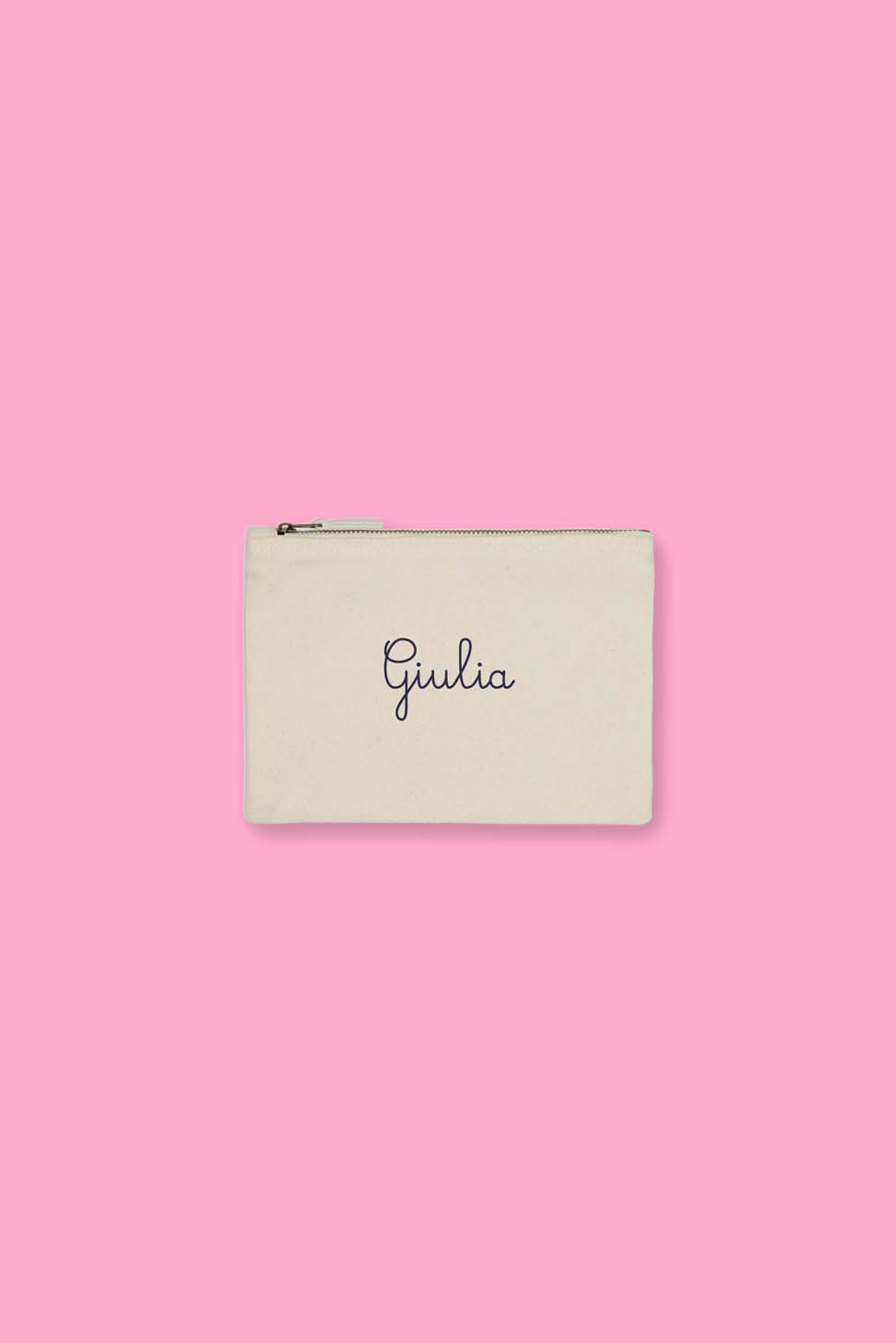 Pouch Bag in Cotone Naturale - Mamma
