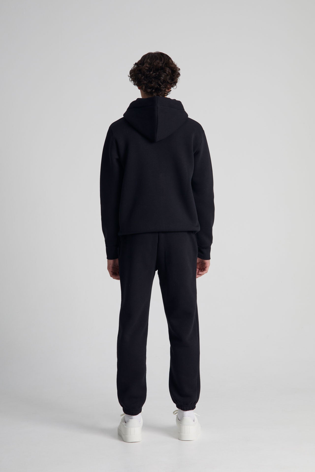 Heavyweight Zipper Hoodie - Black