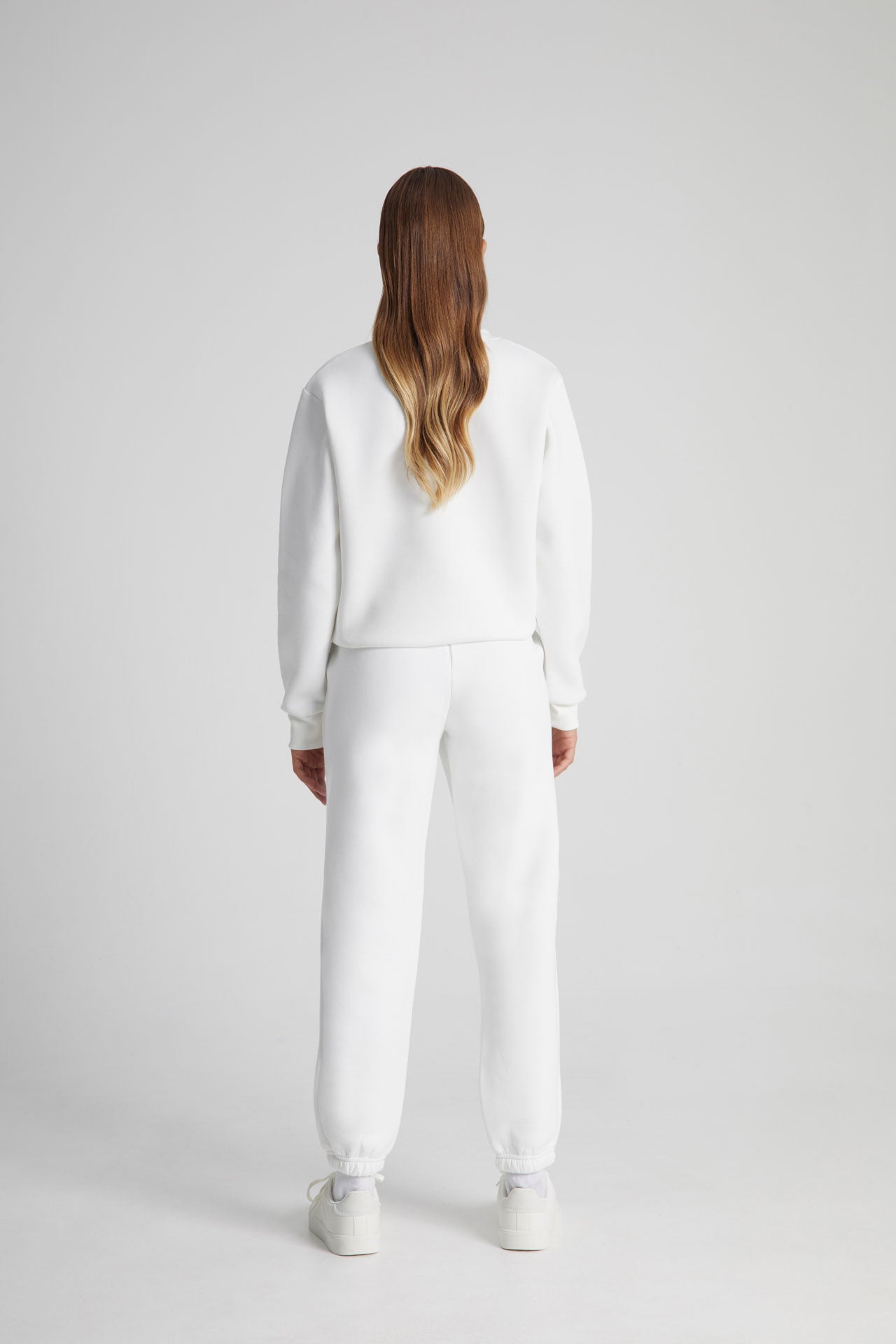 Felpa Girocollo Pesante - Bianco