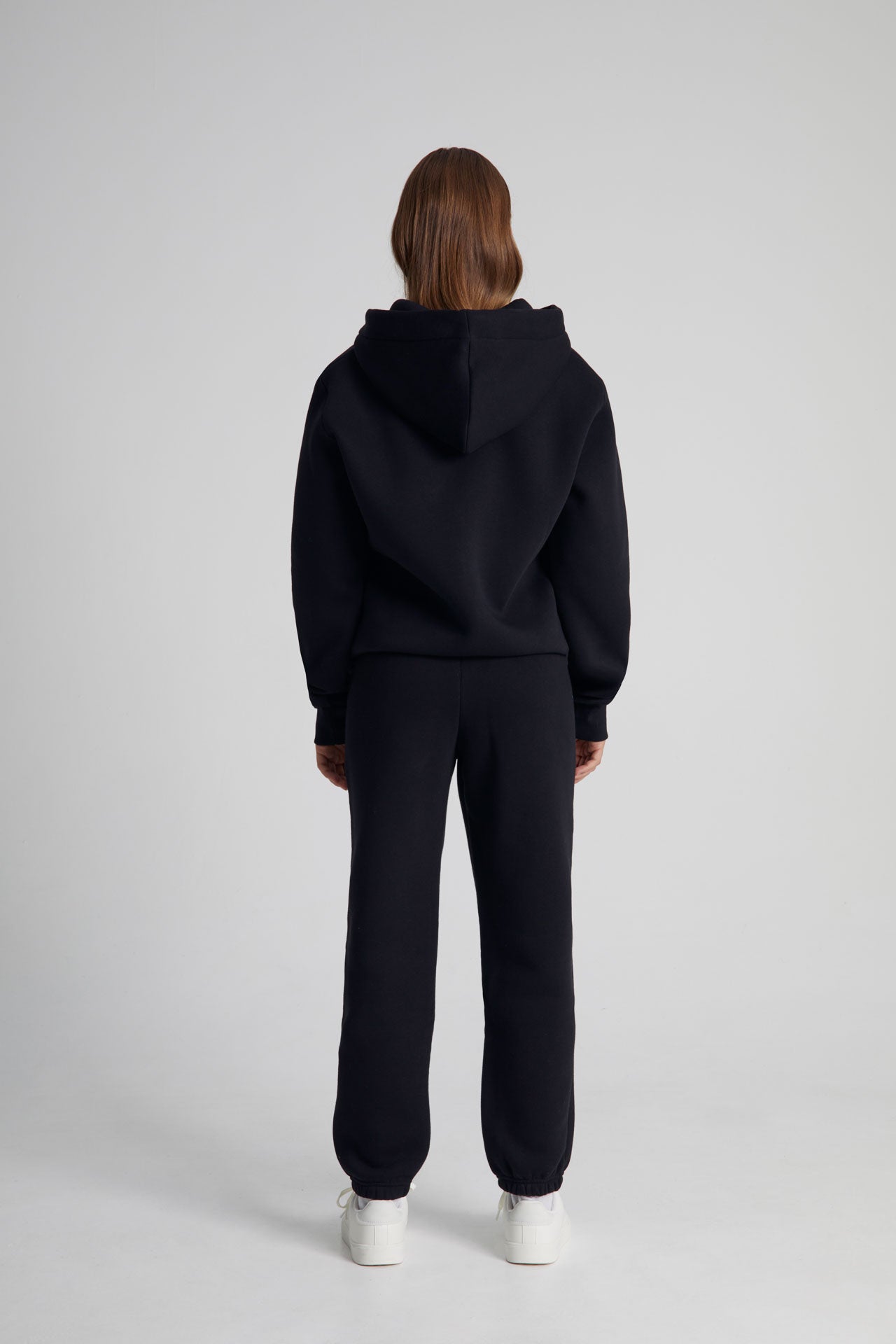 Heavyweight Zipper Hoodie - Black