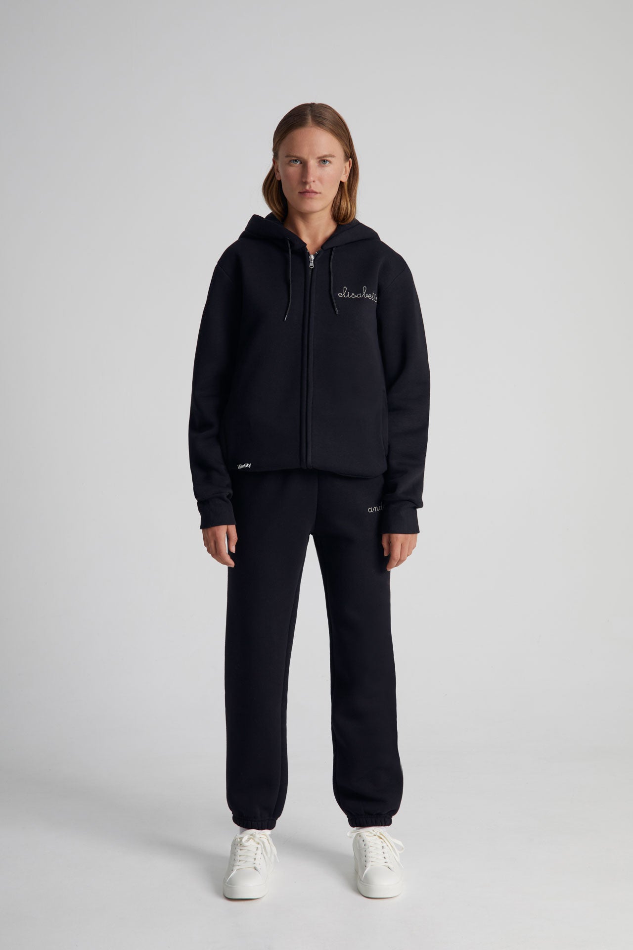 Heavyweight Zipper Hoodie - Black