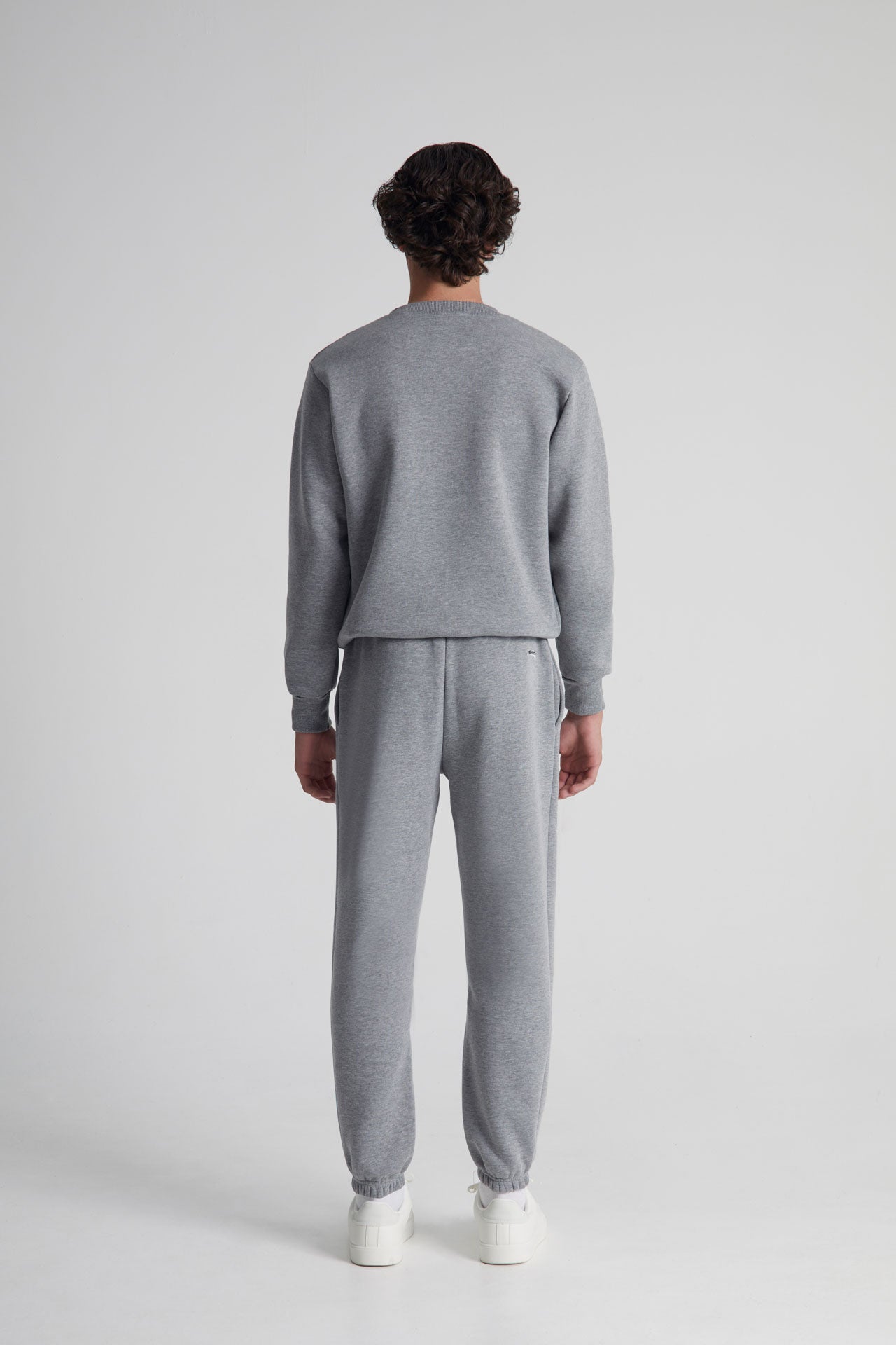 Felpa Girocollo Pesante - Grigio