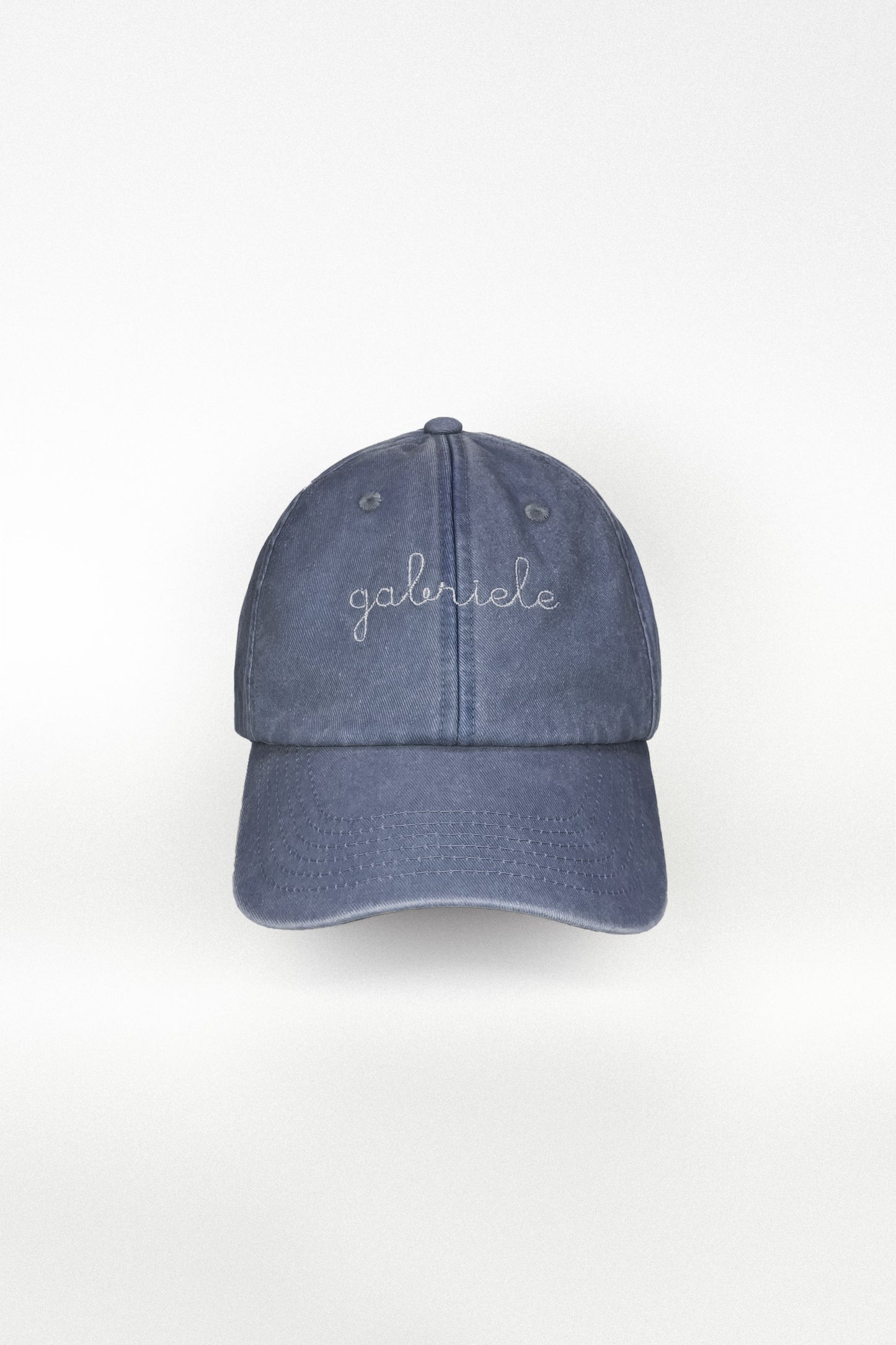 Cappello Baseball in Tela - Denim scuro
