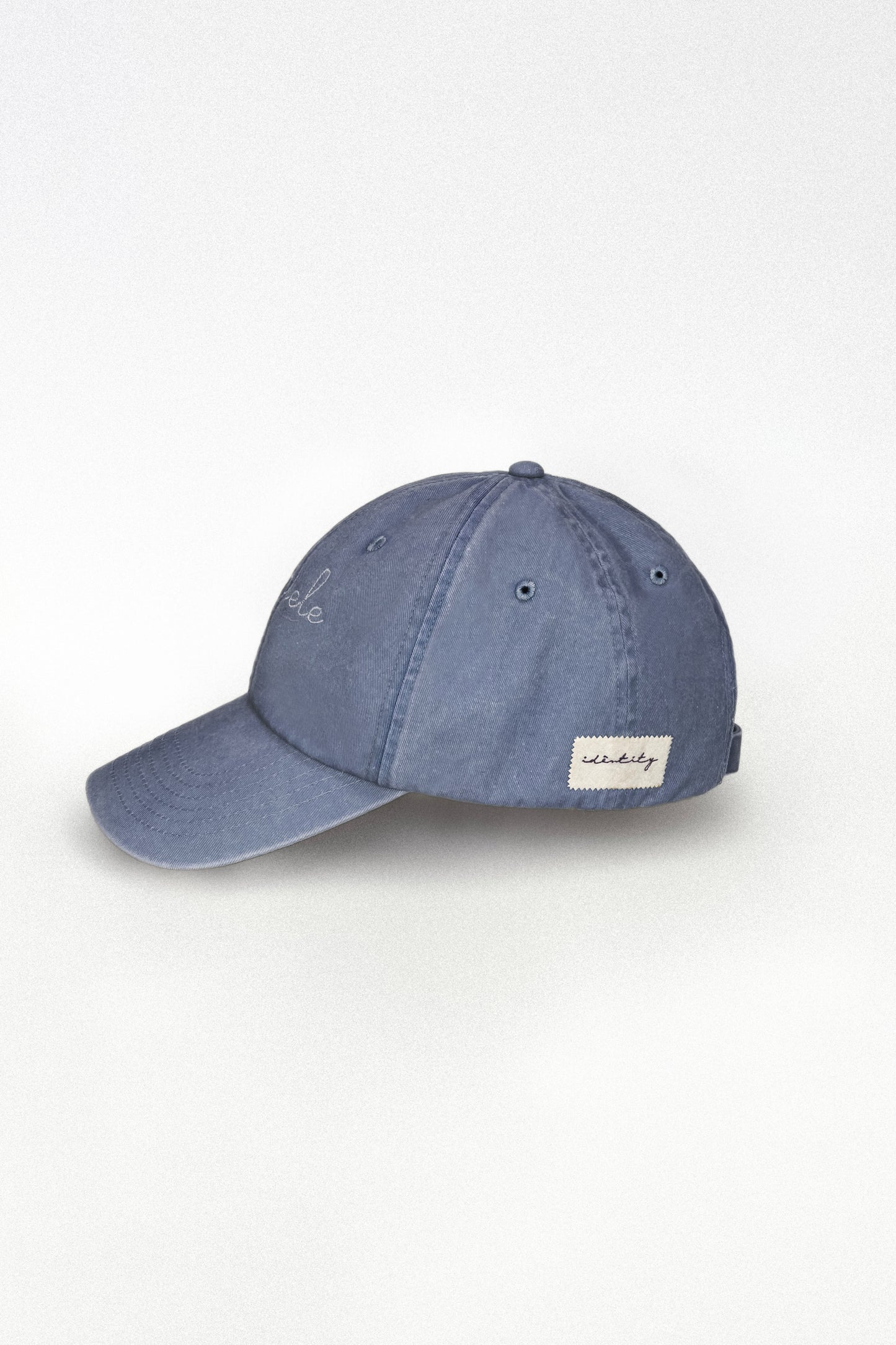 Cappello Baseball in Tela - Denim scuro