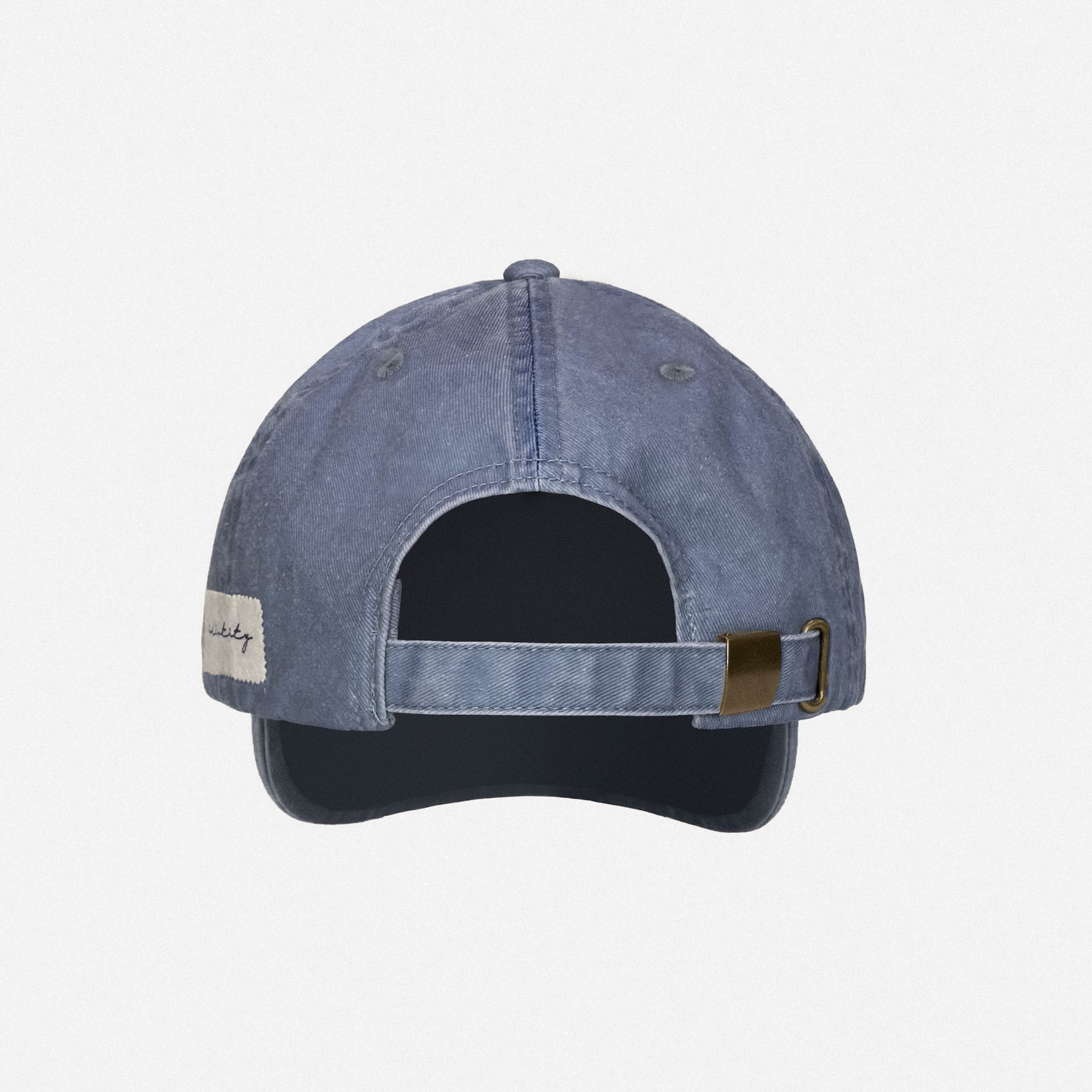 Cappello Baseball in Tela - Denim scuro