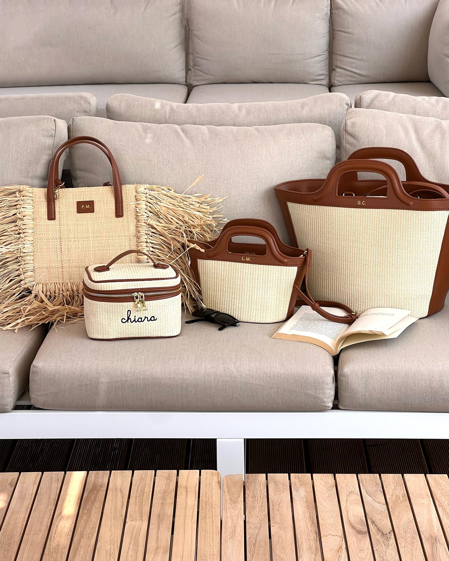 Borsa in Paglia con Frange