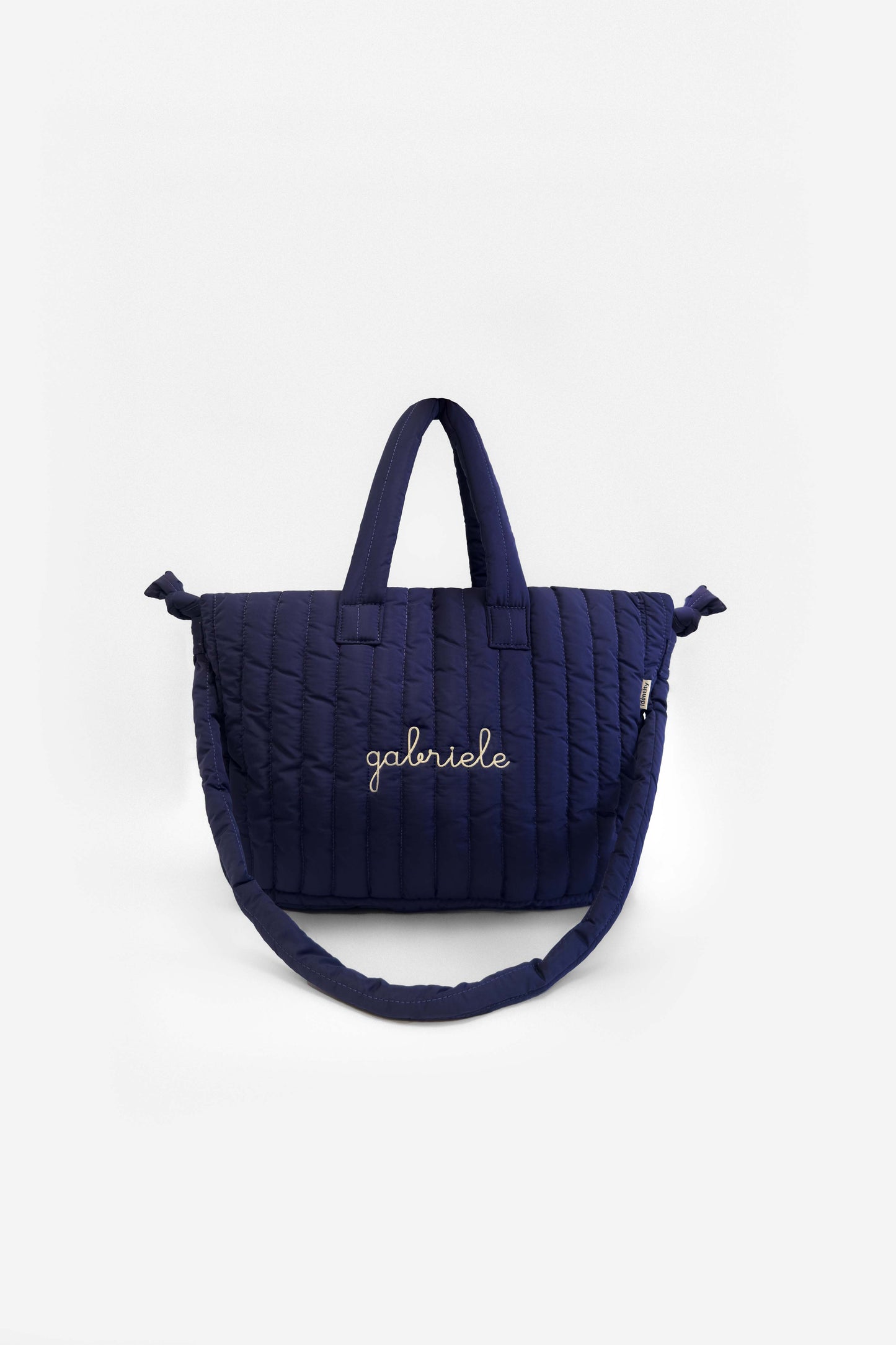 Borsa a Spalla Imbottita - Blu navy