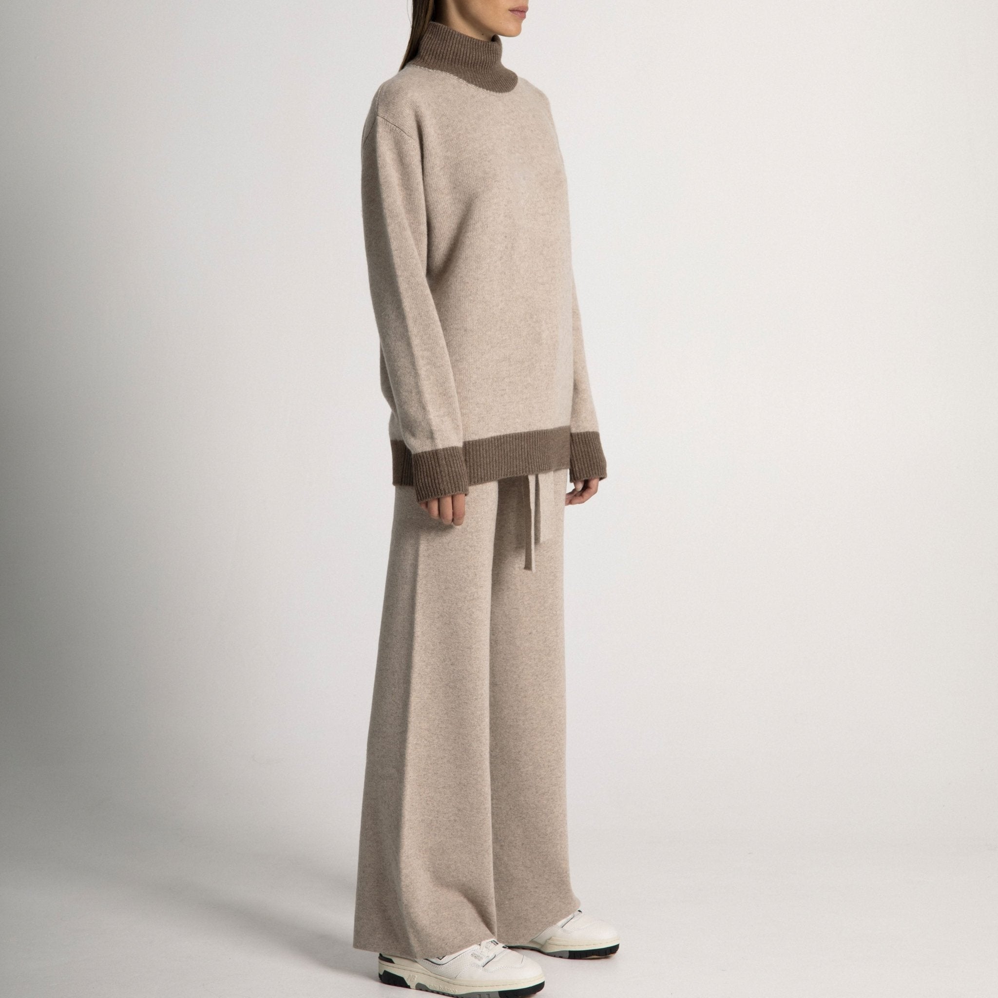 Pantalone in Cashmere - Naturale - IDENTITY