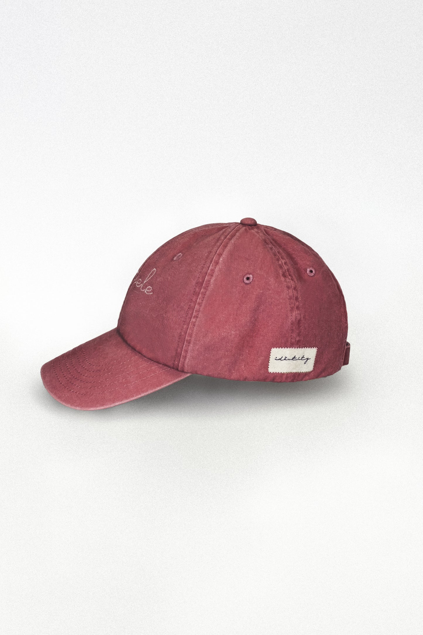 Cappello Baseball in Tela - Rosso