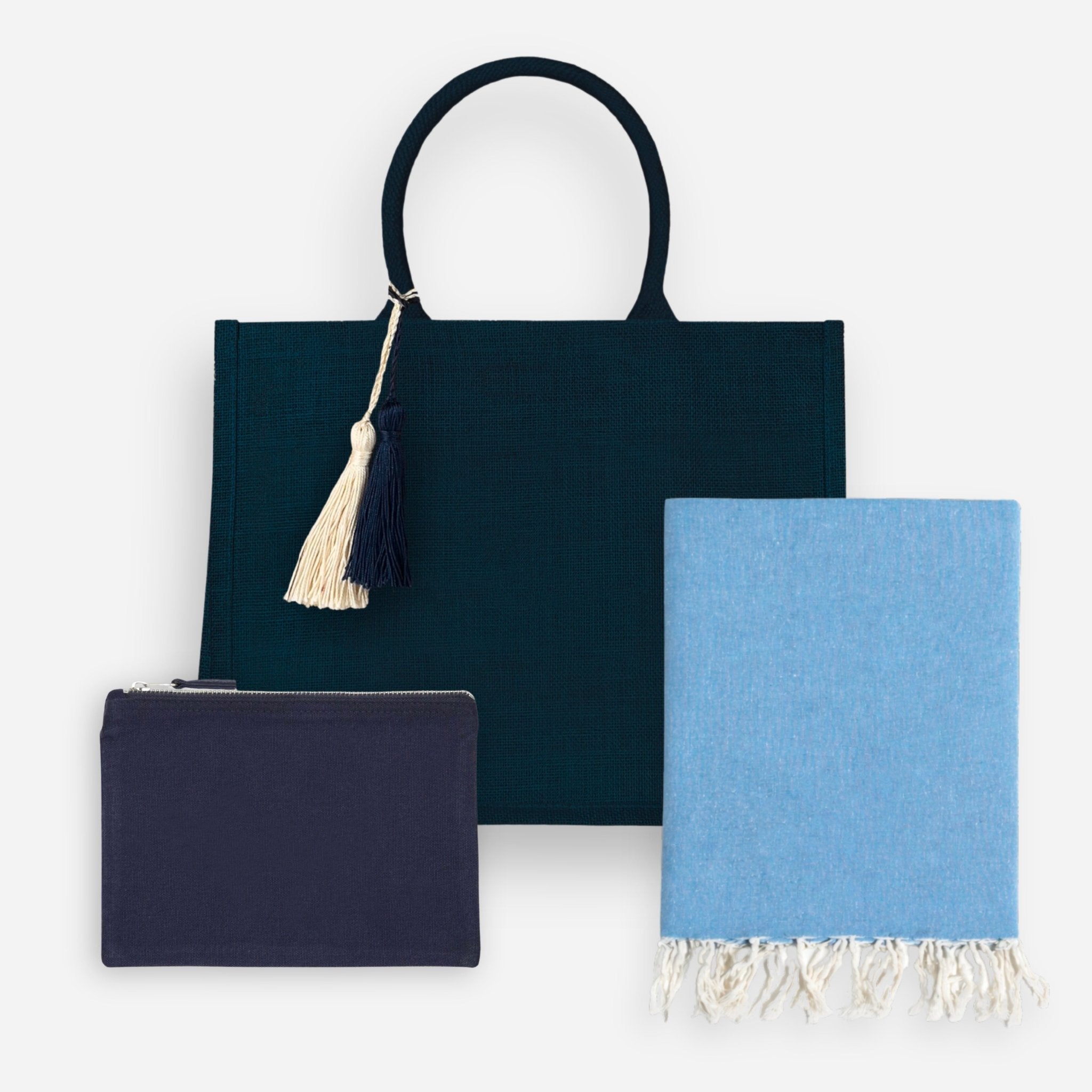 Set Juta + Telo + Pouch - Blu Navy - IDENTITY