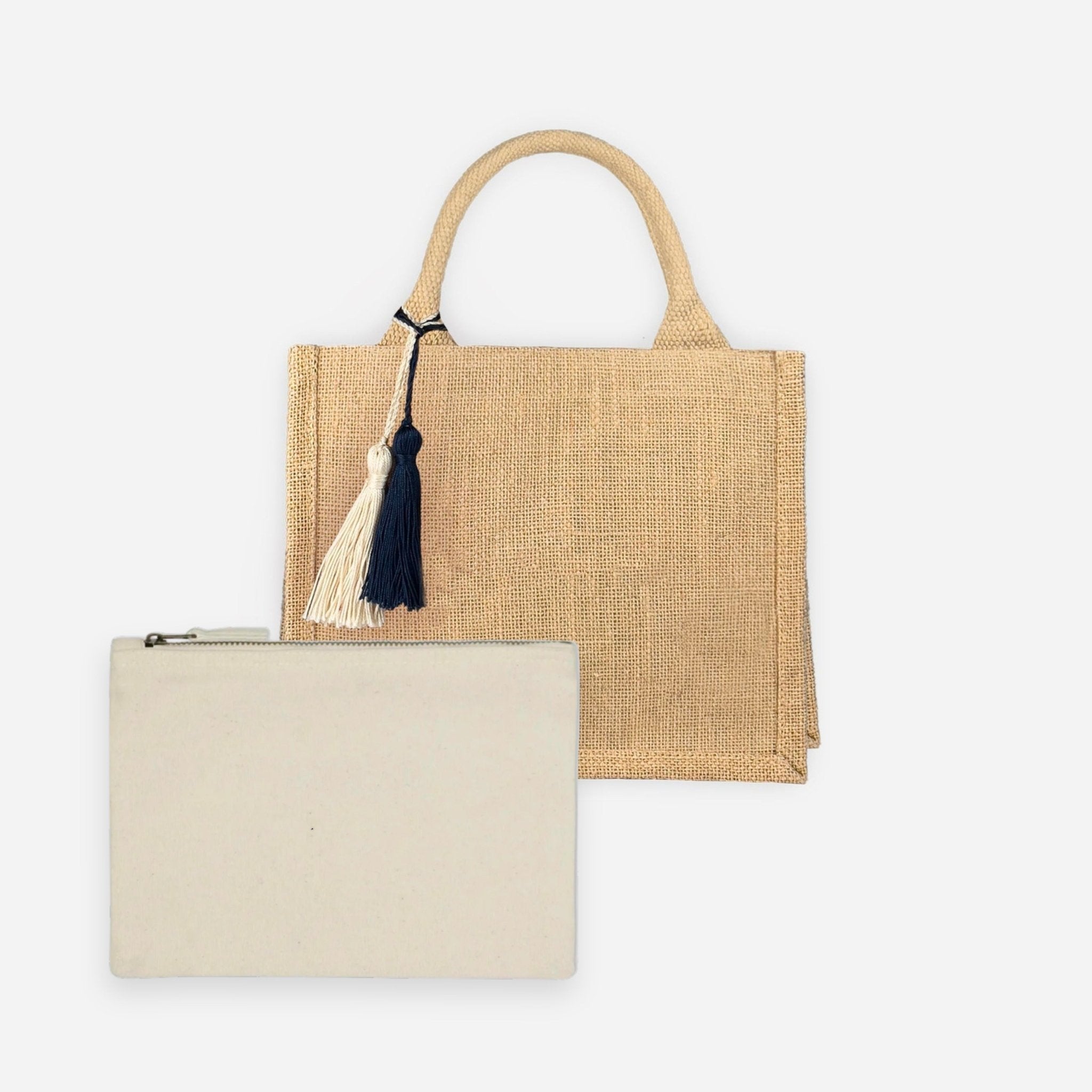 Set Mini Juta + Pouch - Naturale - IDENTITY