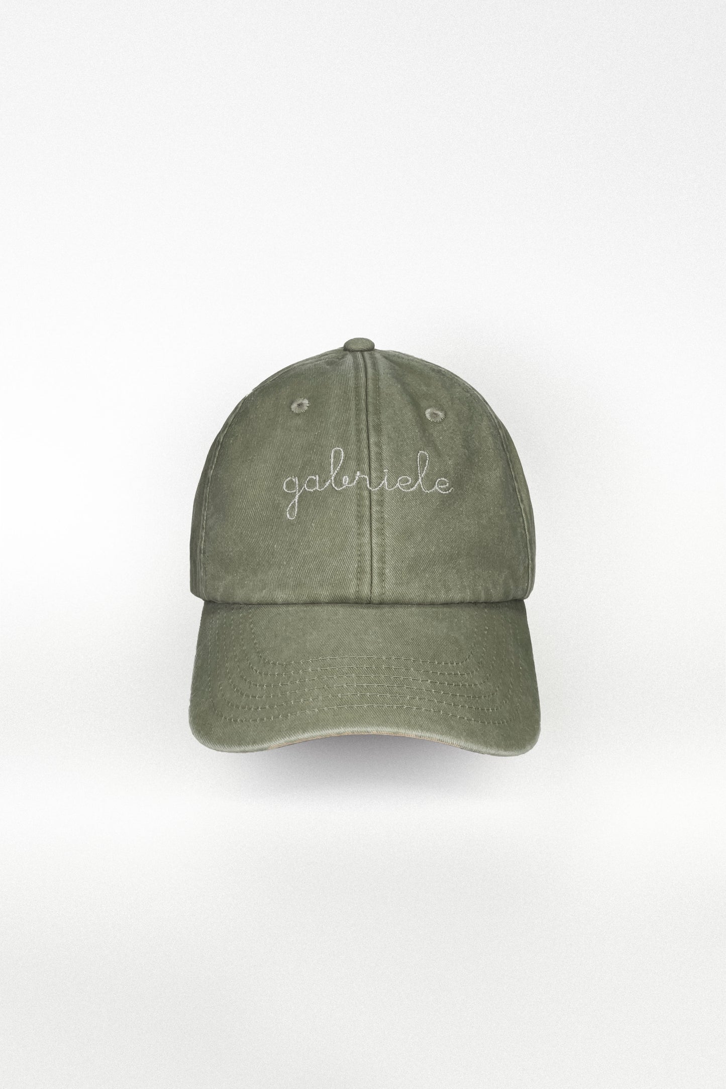 Cappello Baseball in Tela - Verde oliva