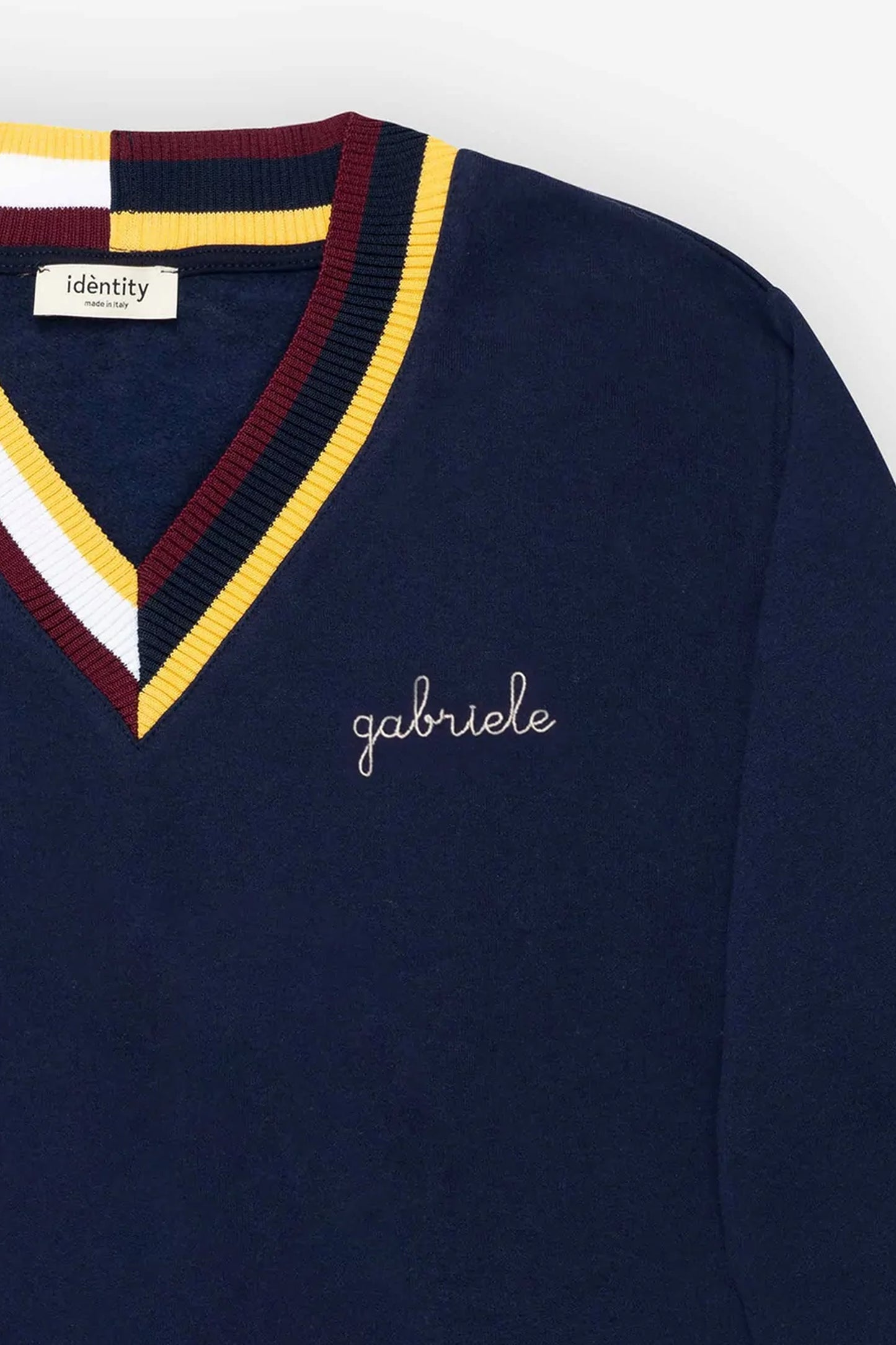 Monash V-Neck - Prussia Blue