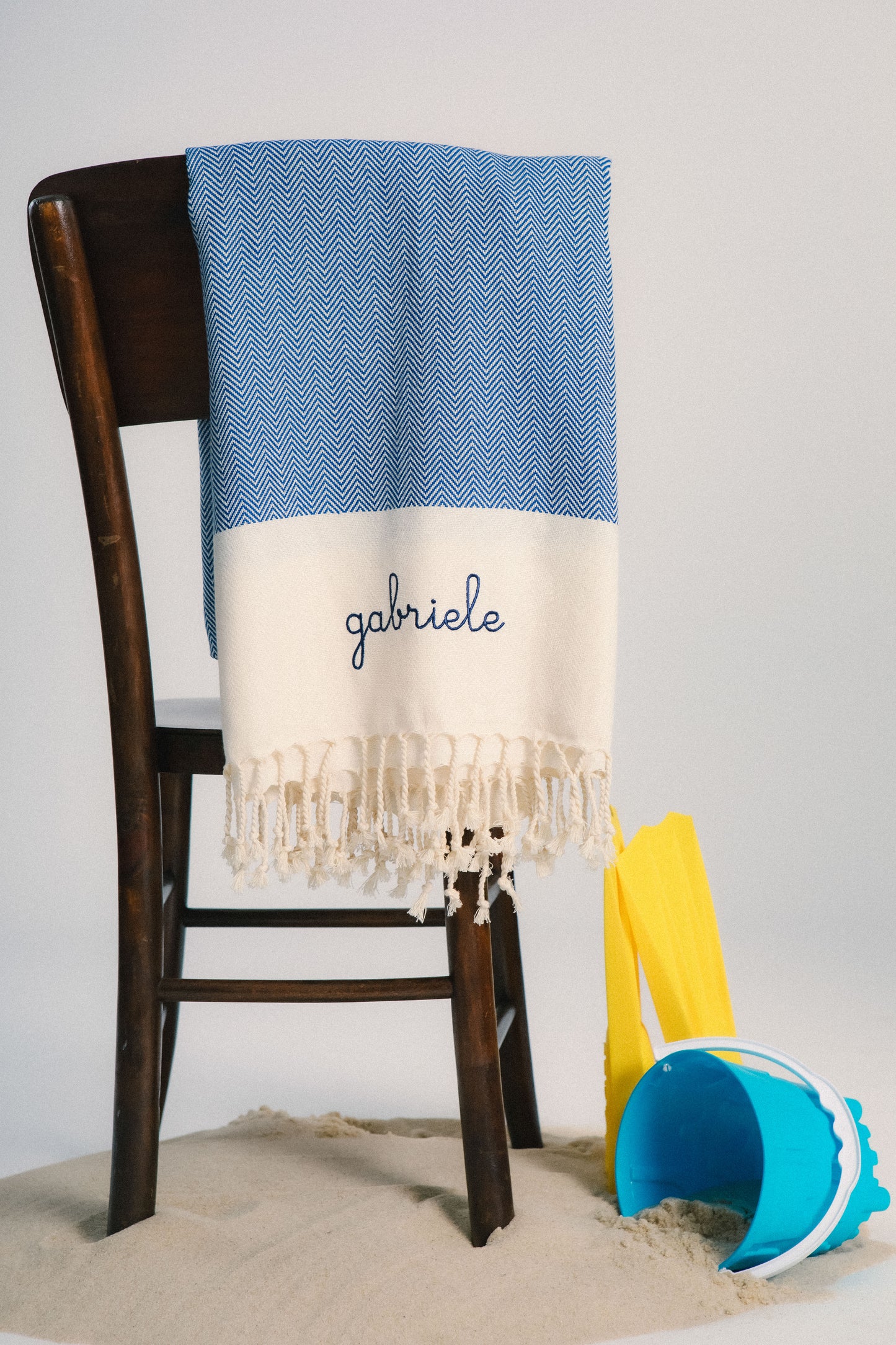Telo Mare in Cotone - Blu navy