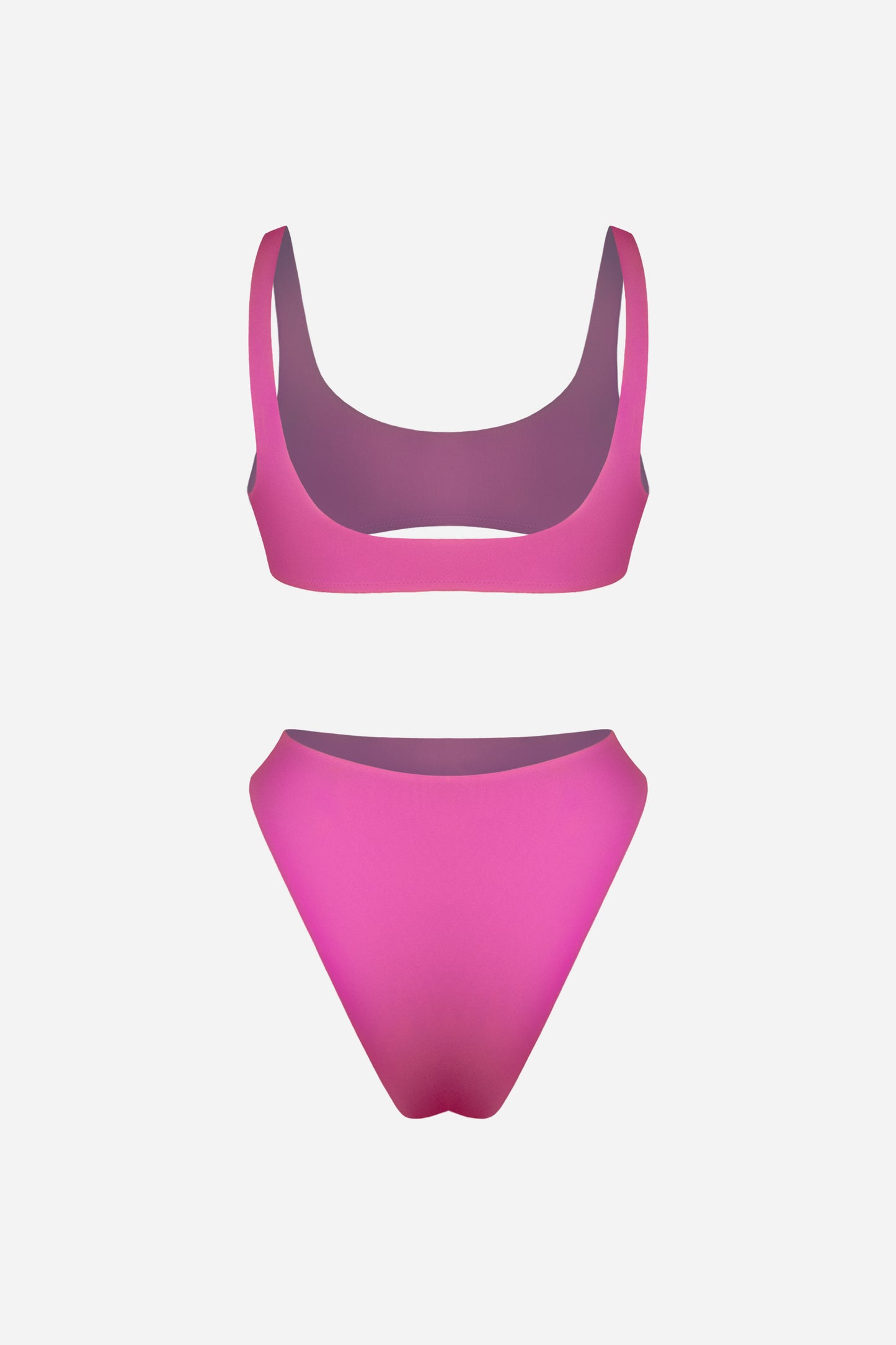 Bikini Vita alta - Fucsia