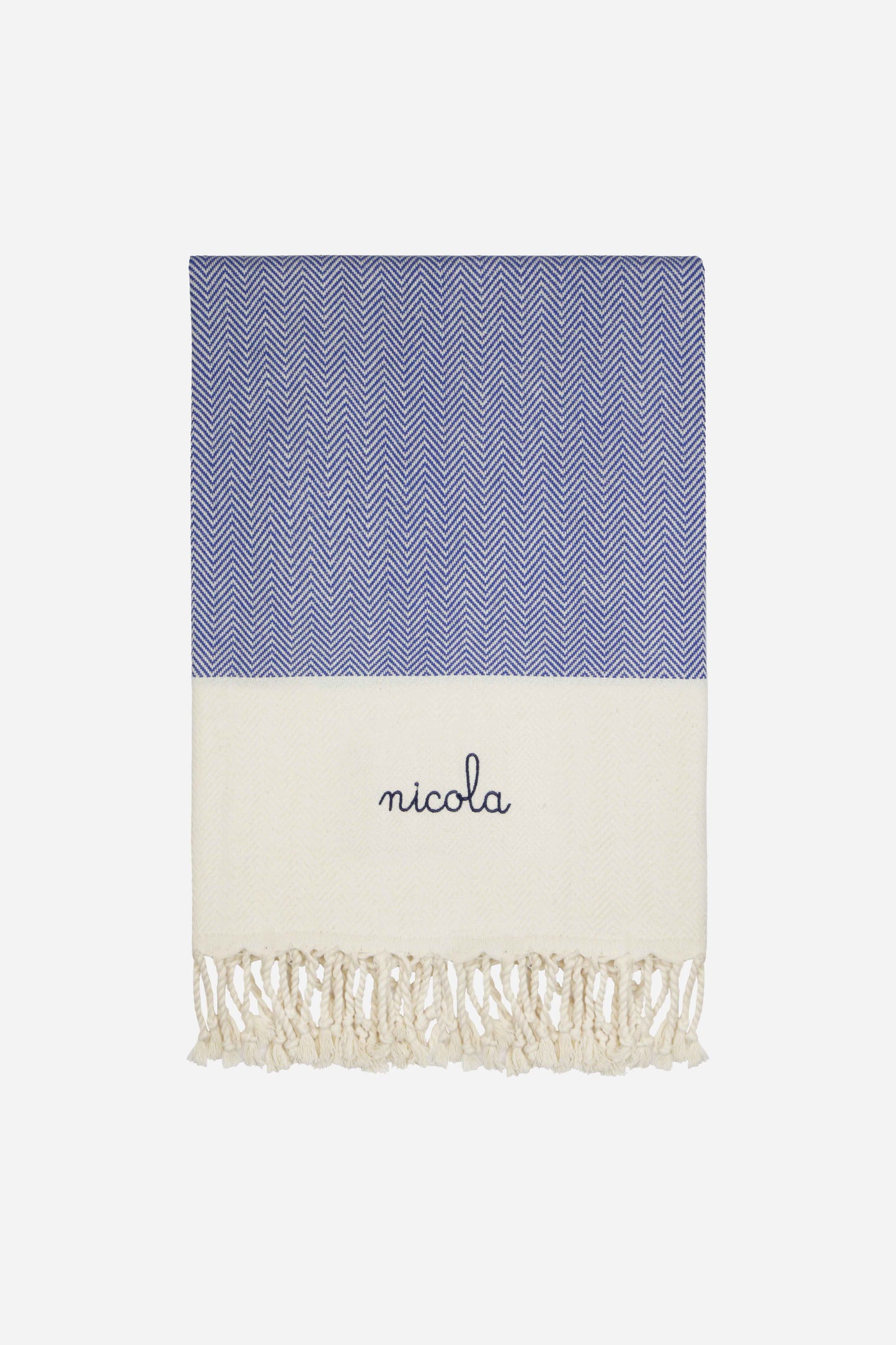 Telo Mare in Cotone - Blu navy
