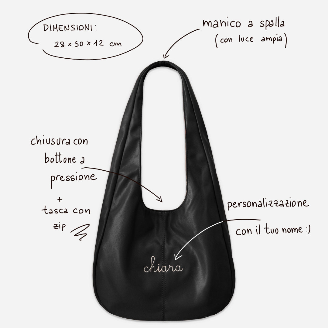 Borsa a spalla Urban - Nero