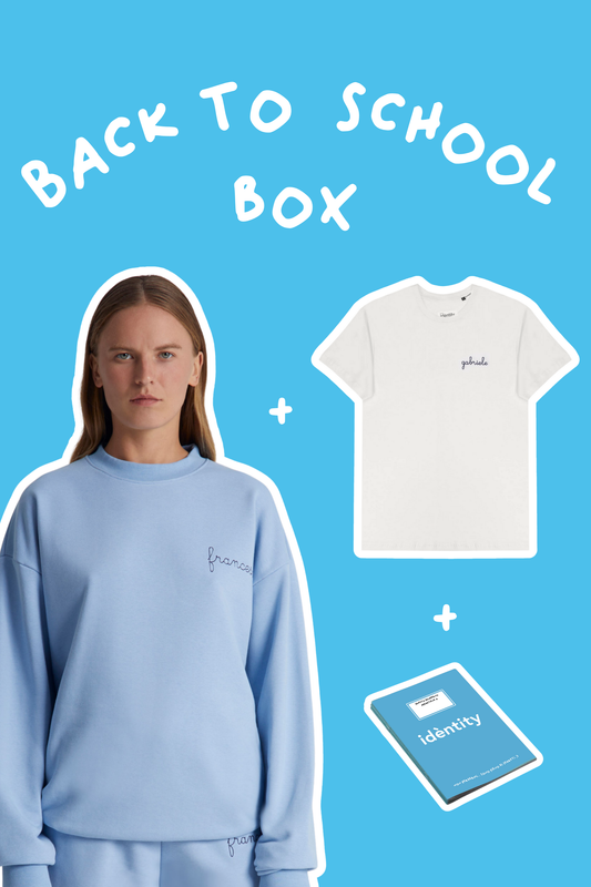 Box T-Shirt + Felpa - Azzurro
