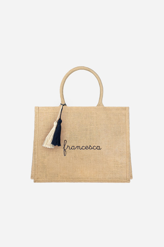 Borsa Tote in Juta - Naturale