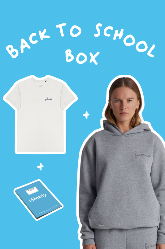 Box T-Shirt + Felpa - Grigio