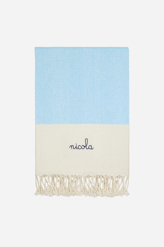Cotton Towel - Azure