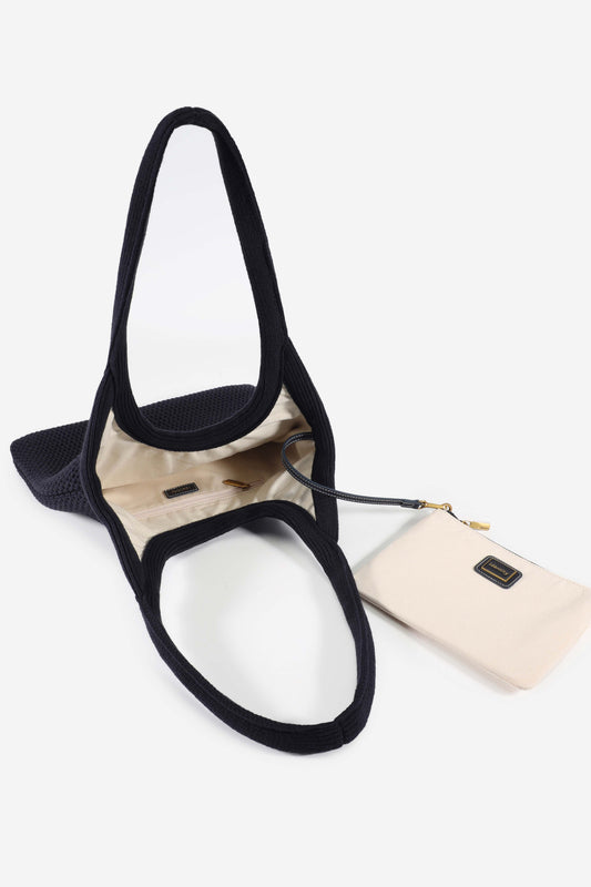 Borsa in Maglia - Blu Oceano