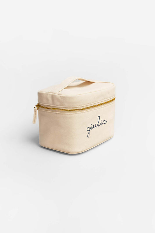Borsa Vanity in Cotone - Naturale