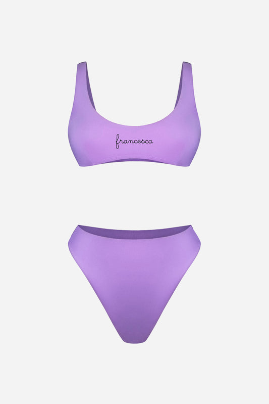 Sporty Bikini Set - Lilac