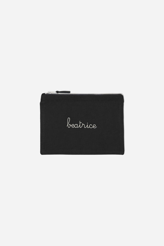 Pouch Bag in Cotone - Nero