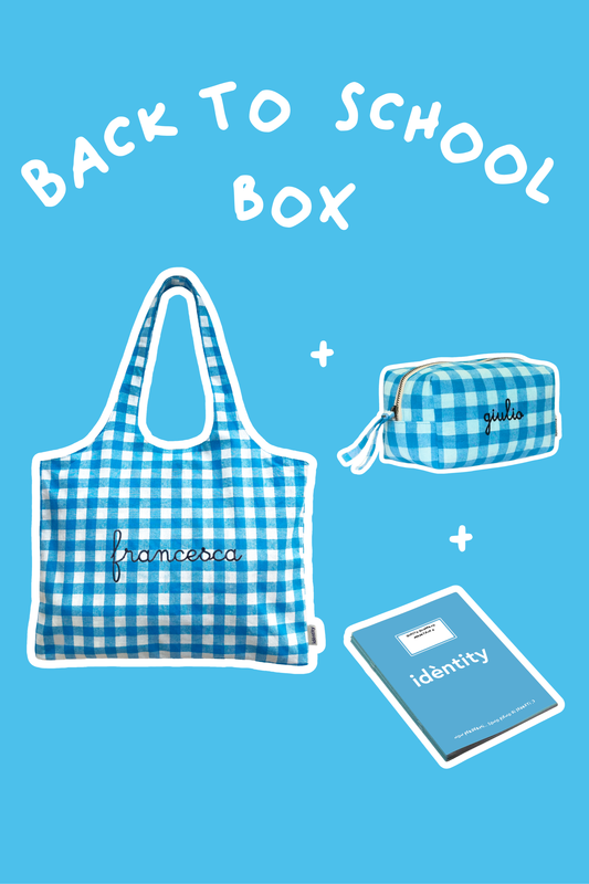 Box Vichy - Azzurro