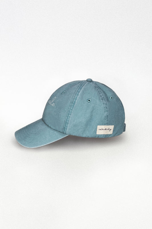 Cappello Baseball in Tela - Denim chiaro