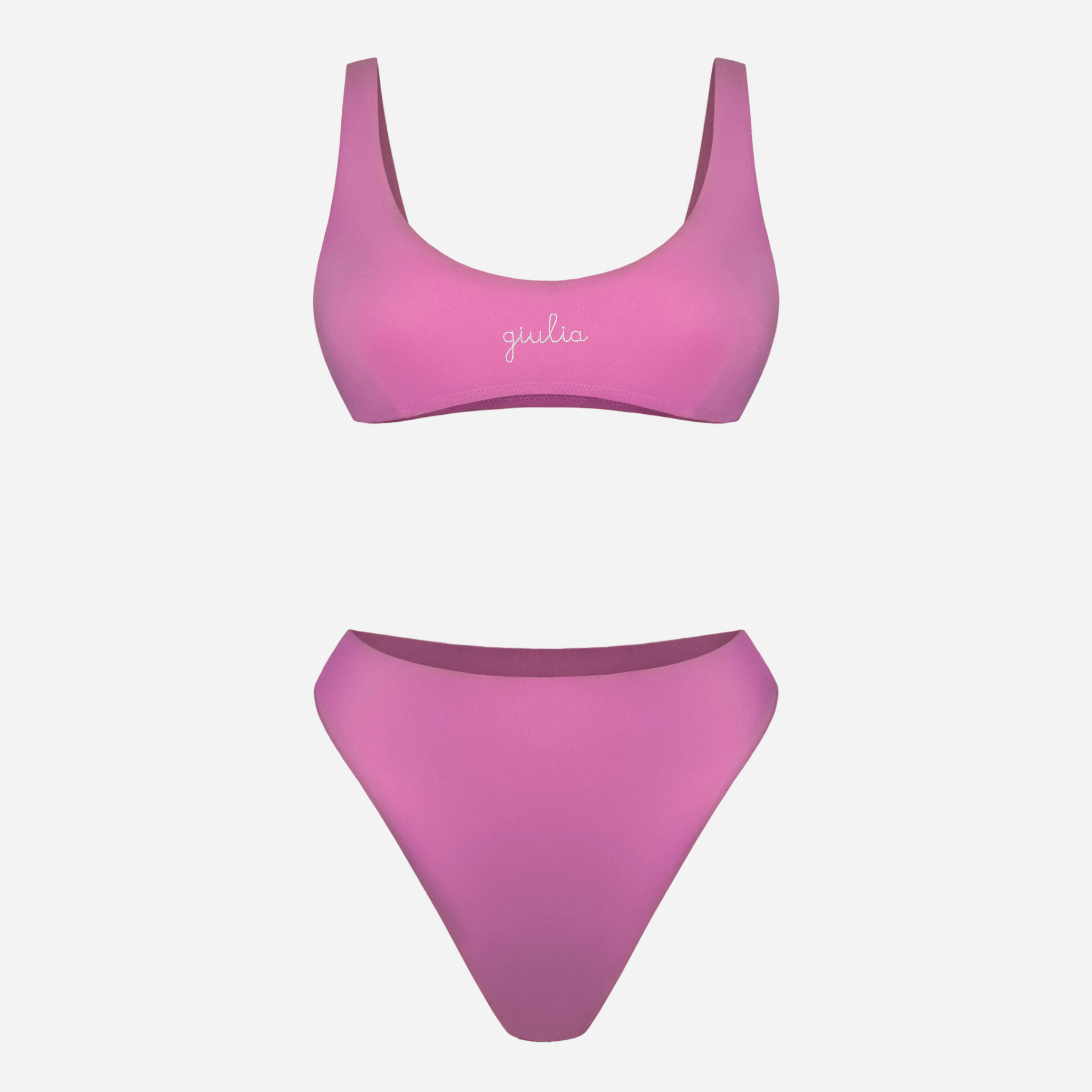 Bikini Vita alta - Fucsia - IDENTITY