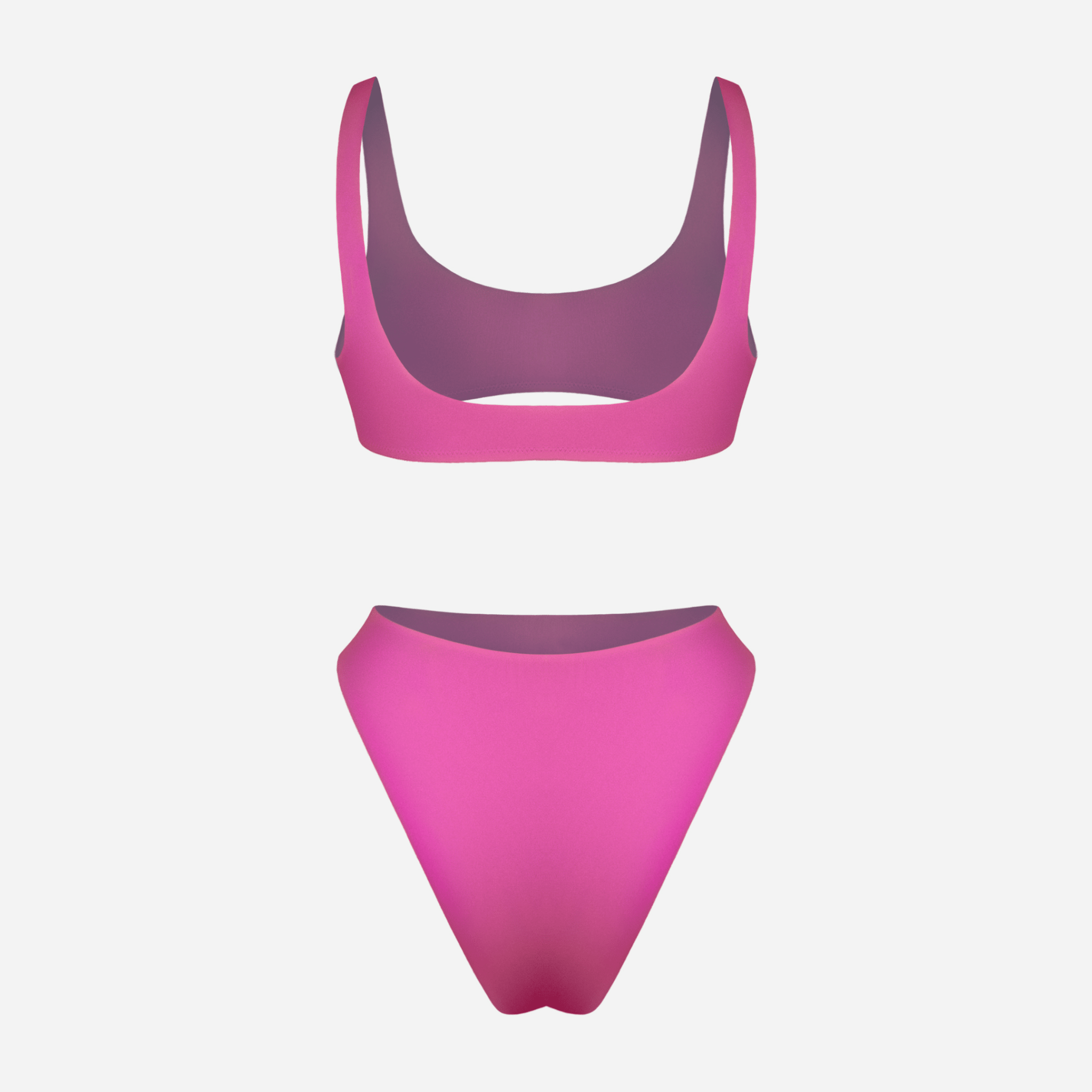 Bikini Vita alta - Fucsia - IDENTITY