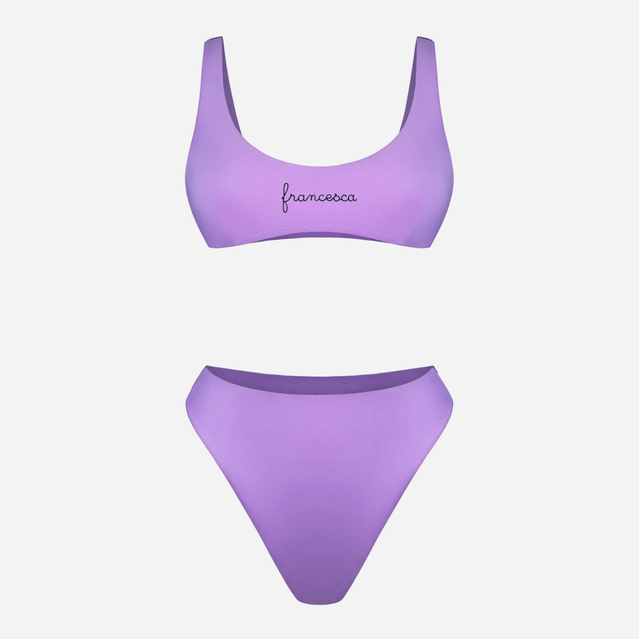 Bikini Vita alta - Lilla - IDENTITY