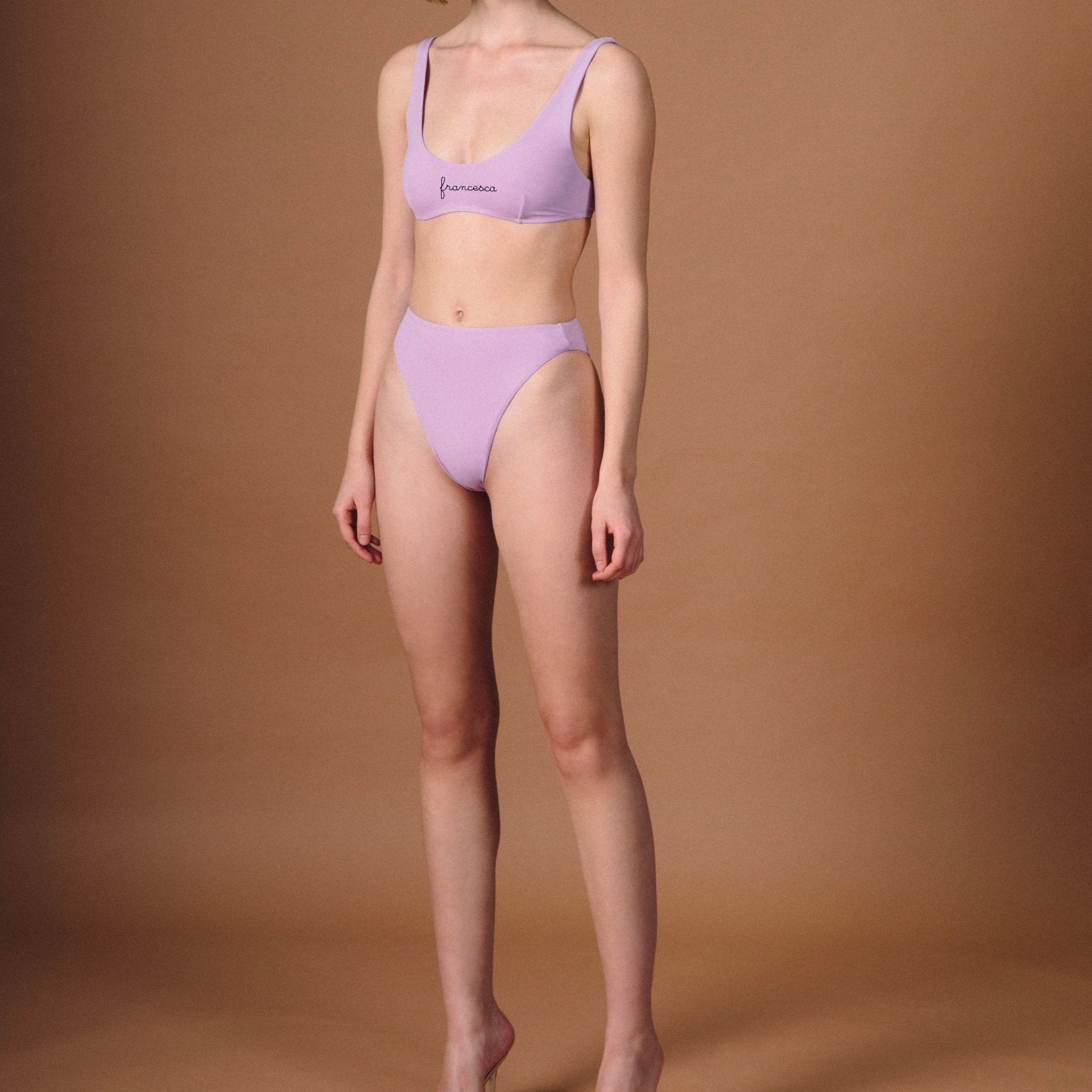 Bikini Vita alta - Lilla - IDENTITY