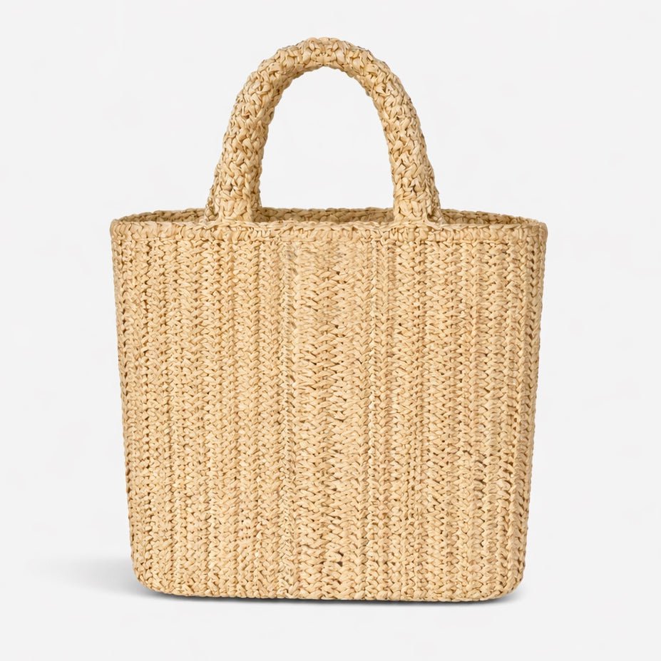 Borsa a Mano in Rafia - Naturale - IDENTITY