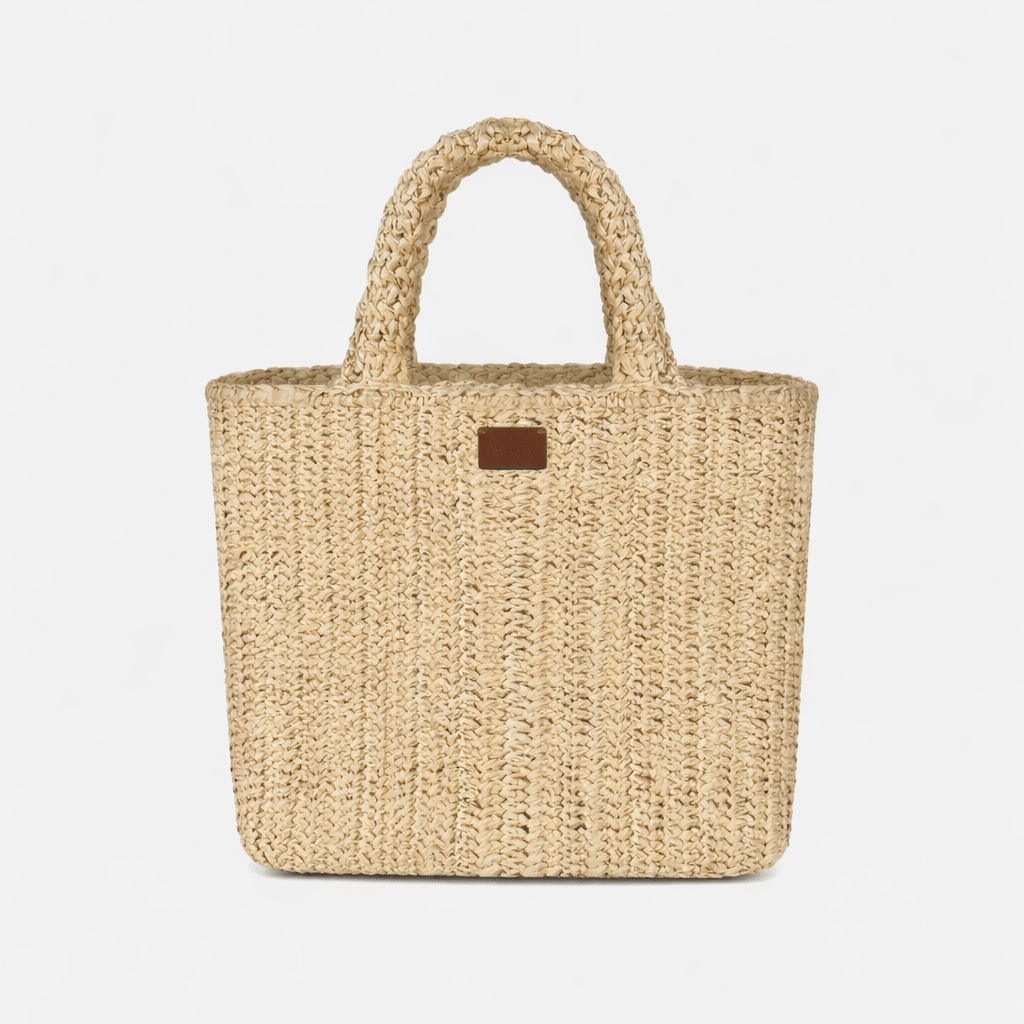 Borsa a Mano in Rafia - Naturale - IDENTITY