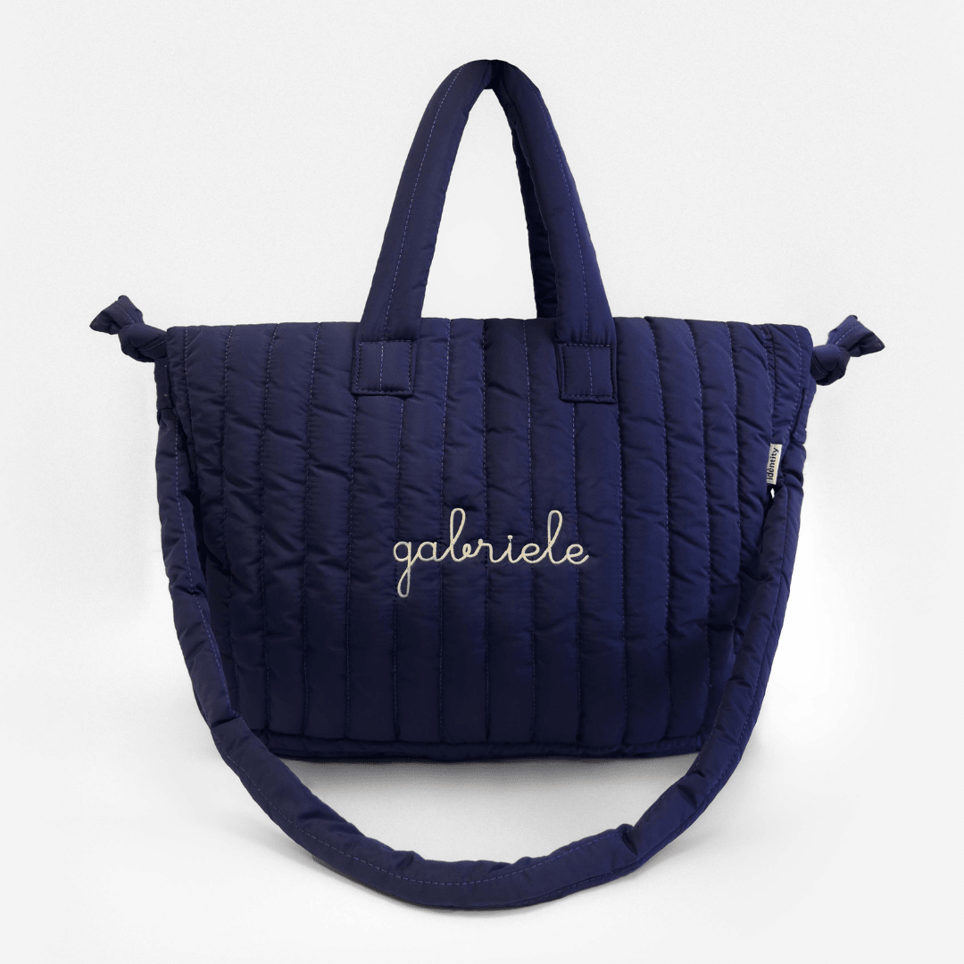 Borsa a Spalla Imbottita - Blu navy - IDENTITY