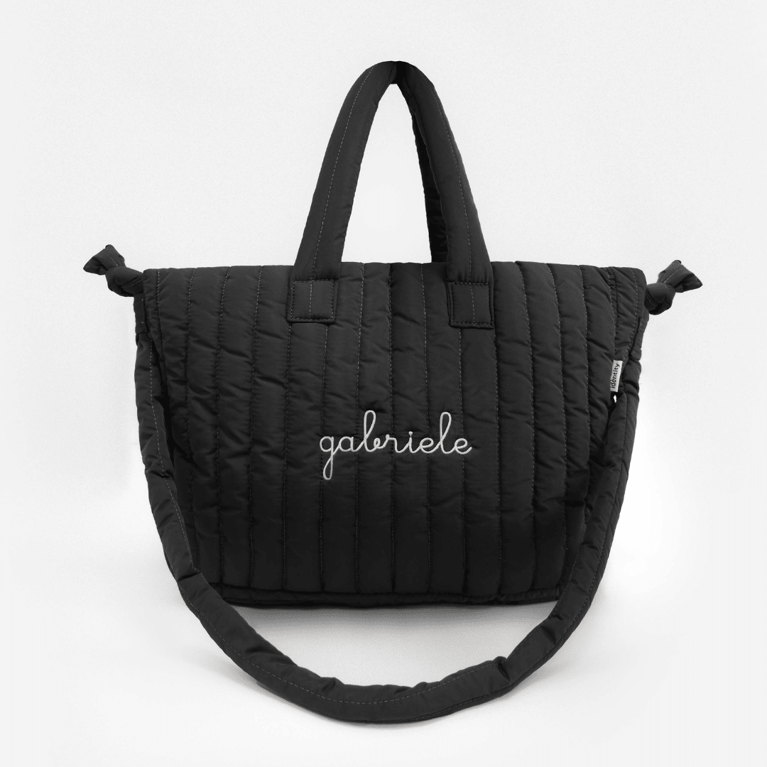 Borsa a Spalla Imbottita - Nero - IDENTITY