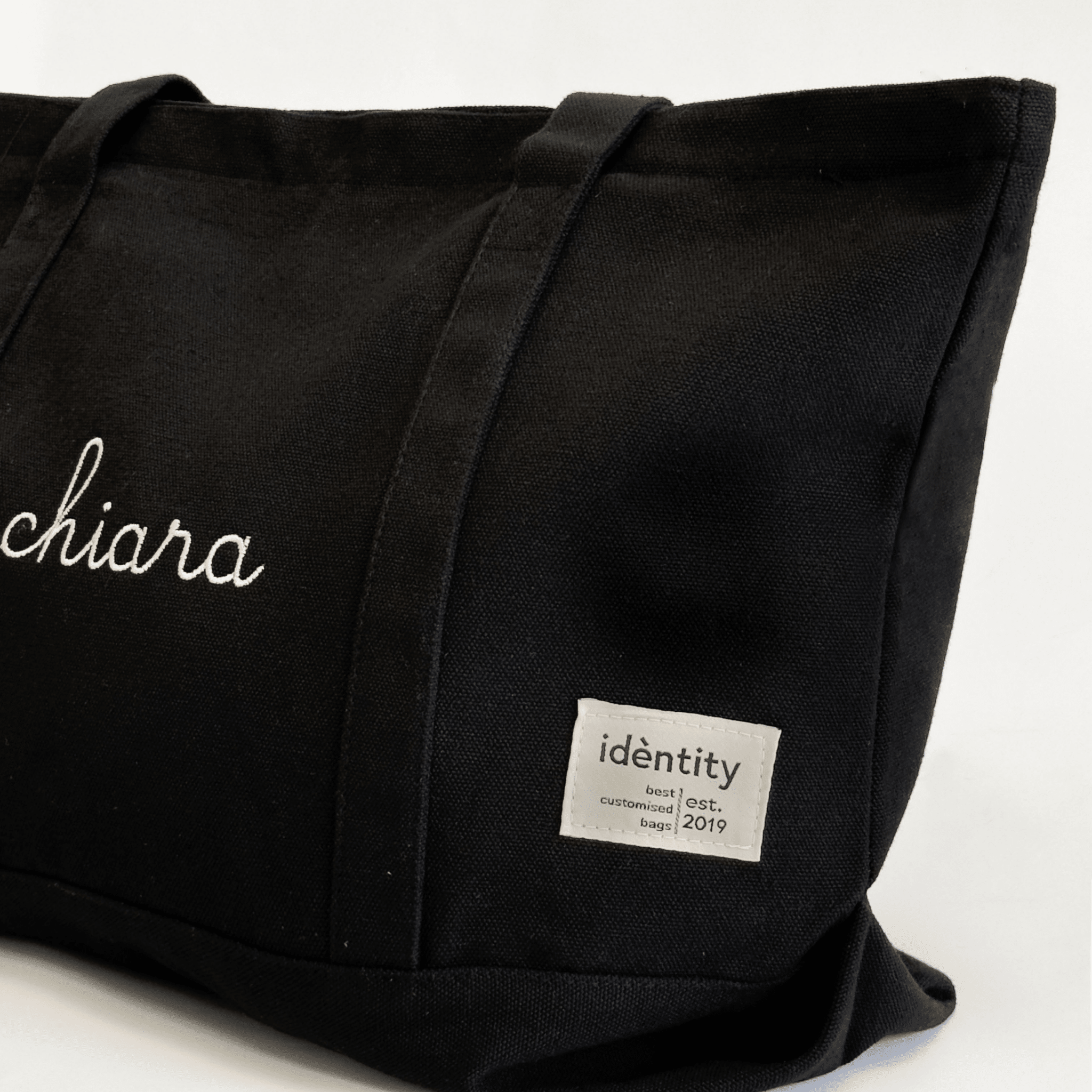 Borsa a Spalla in Tela - Nero - IDENTITY